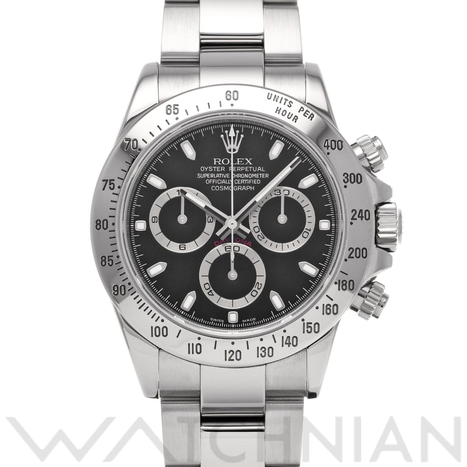 ロレックス コスモグラフ デイトナ 116520 ブラック メンズ 時計 【中古】【wristwatch】