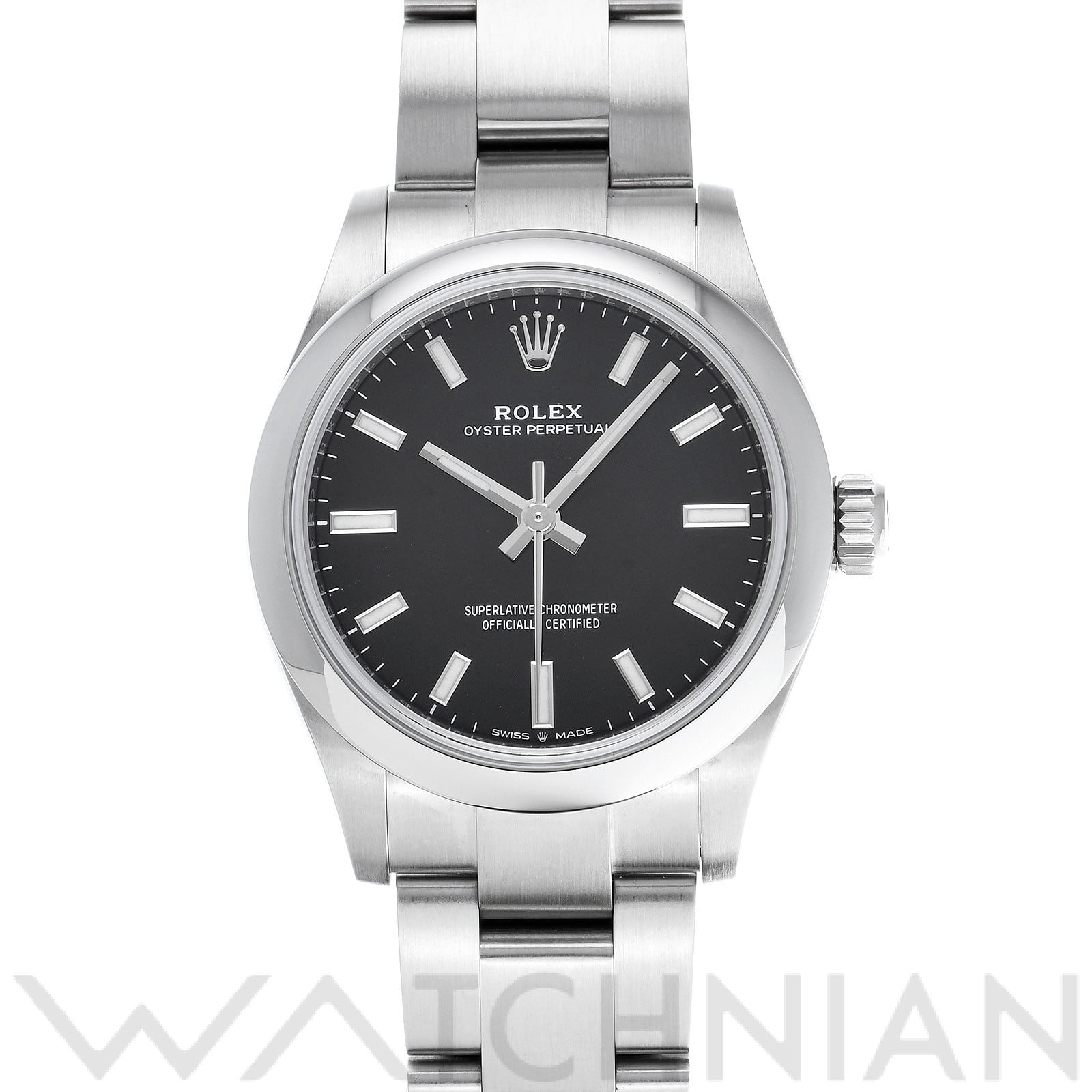 ロレックス / ROLEX オイスターパーペチュアル 31 277200 ブライトブラック ユニセックス 時計 【中古】【wristwatch】