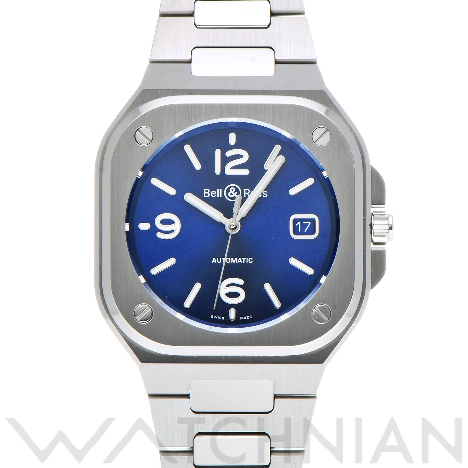 ベル＆ロス / Bell & Ross BR 05 ブルースチール BR05A-BLU-ST/SST ブルー メンズ 時計 【中古】【wristwatch】