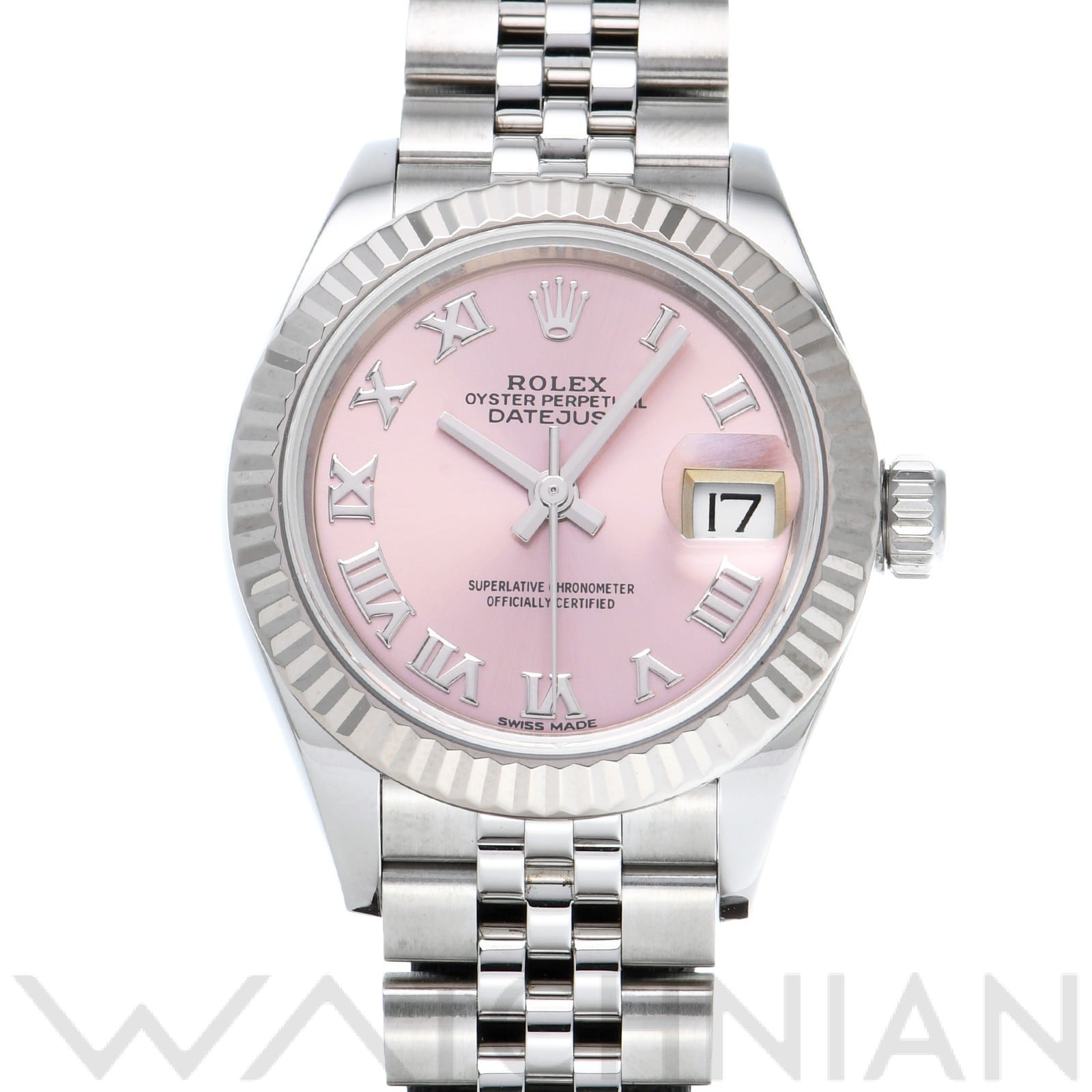 ロレックス レディ デイトジャスト 28 279174 ピンク レディース 時計 【中古】【wristwatch】