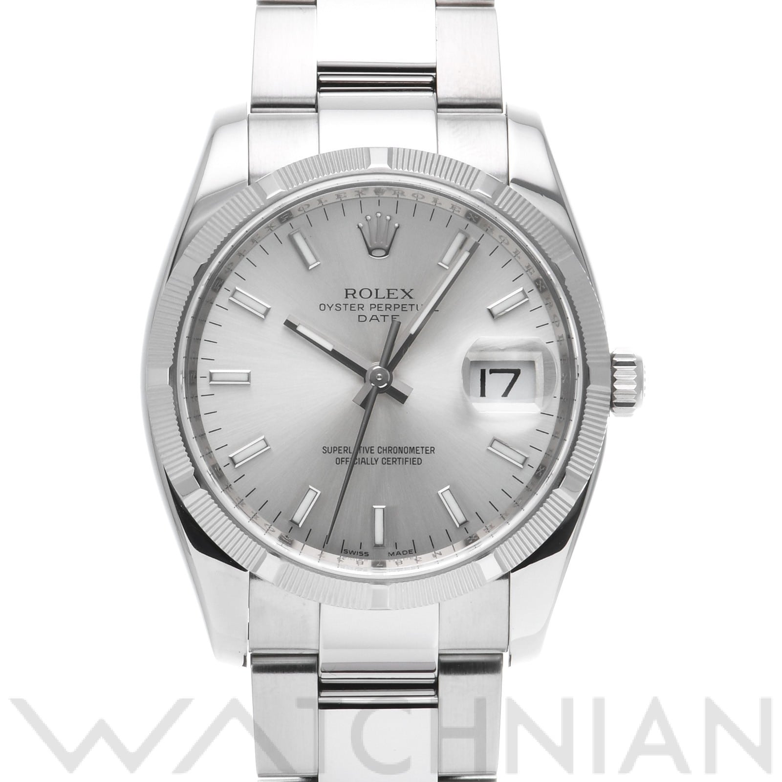 ロレックス / ROLEX オイスターパーペチュアル デイト 115210 シルバー メンズ 時計 【中古】【wristwatch】