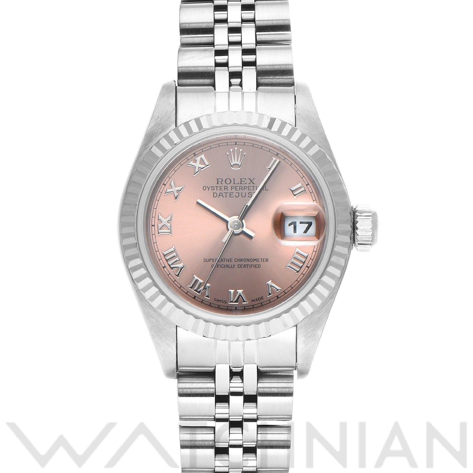 ロレックス デイトジャスト 26 79174 ピンク レディース 時計 【中古】【wristwatch】