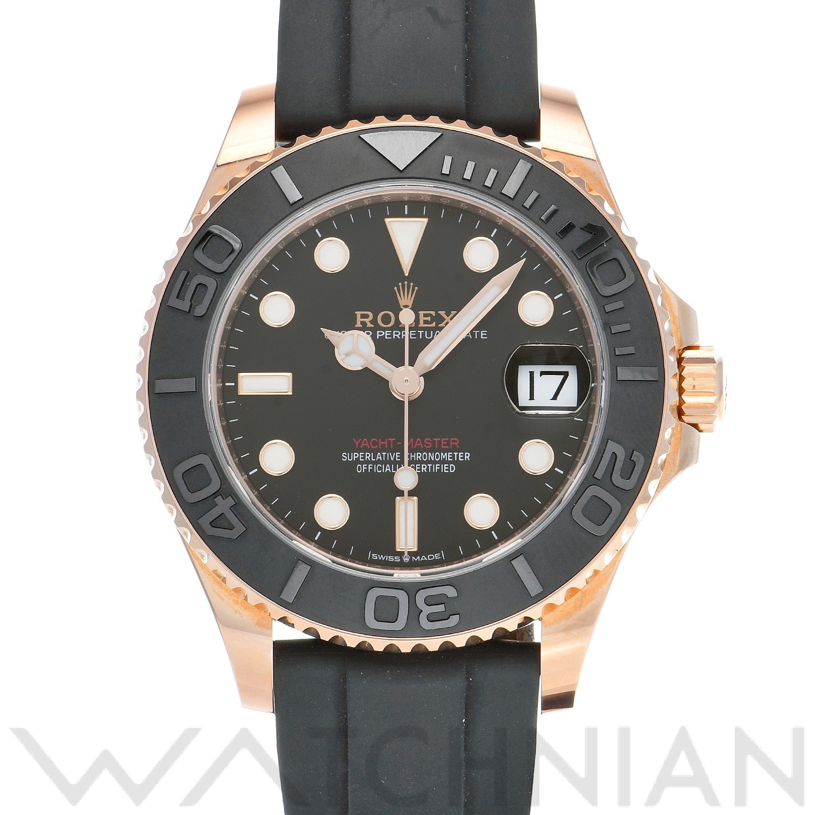 ヨットマスター 37 268655 ランダムシリアル ブラック ロレックス ROLEX ユニセックス 【中古】