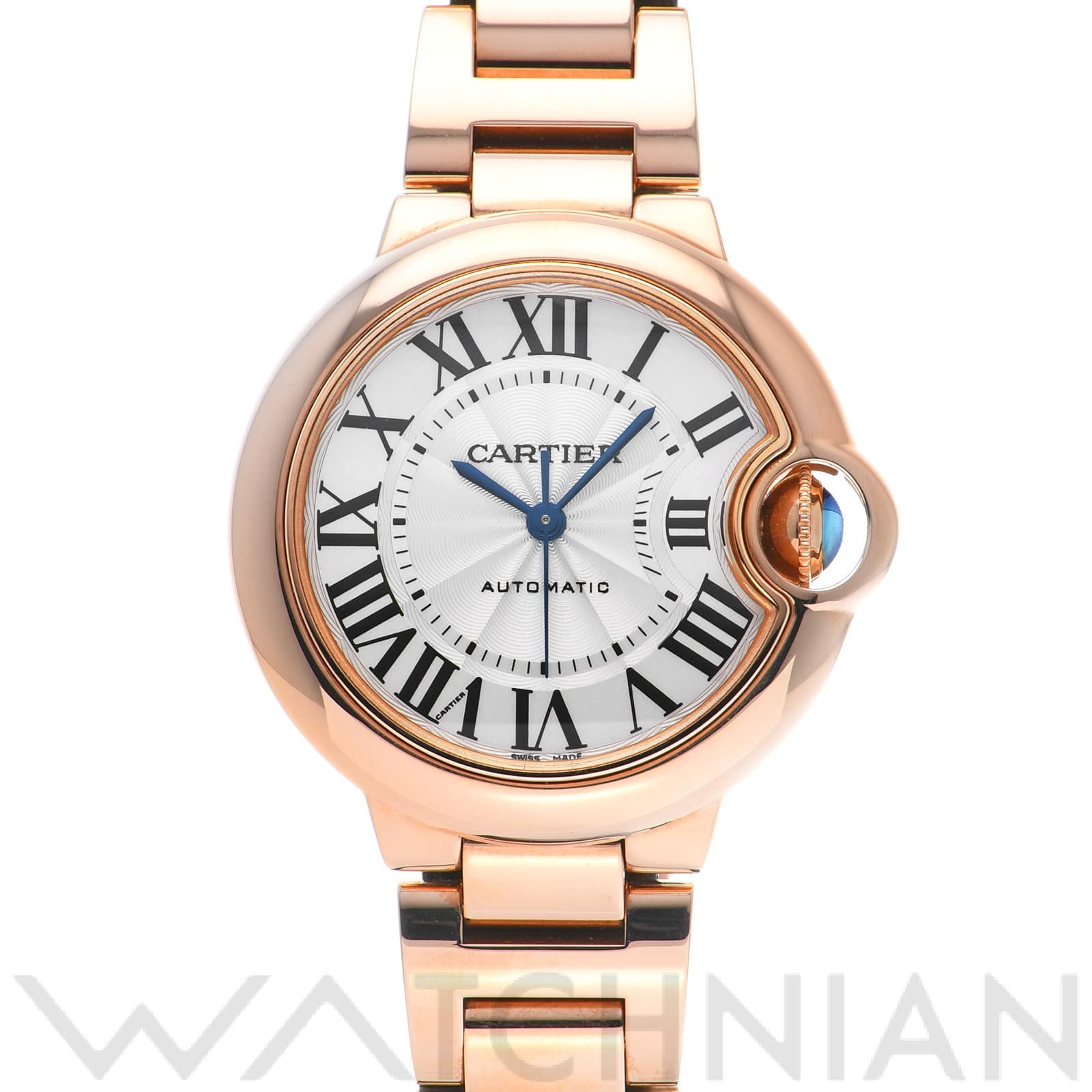 カルティエ / CARTIER バロンブルー ドゥ カルティエ 33ミリ W6920068 シルバー レディース 時計 【中古】【wristwatch】