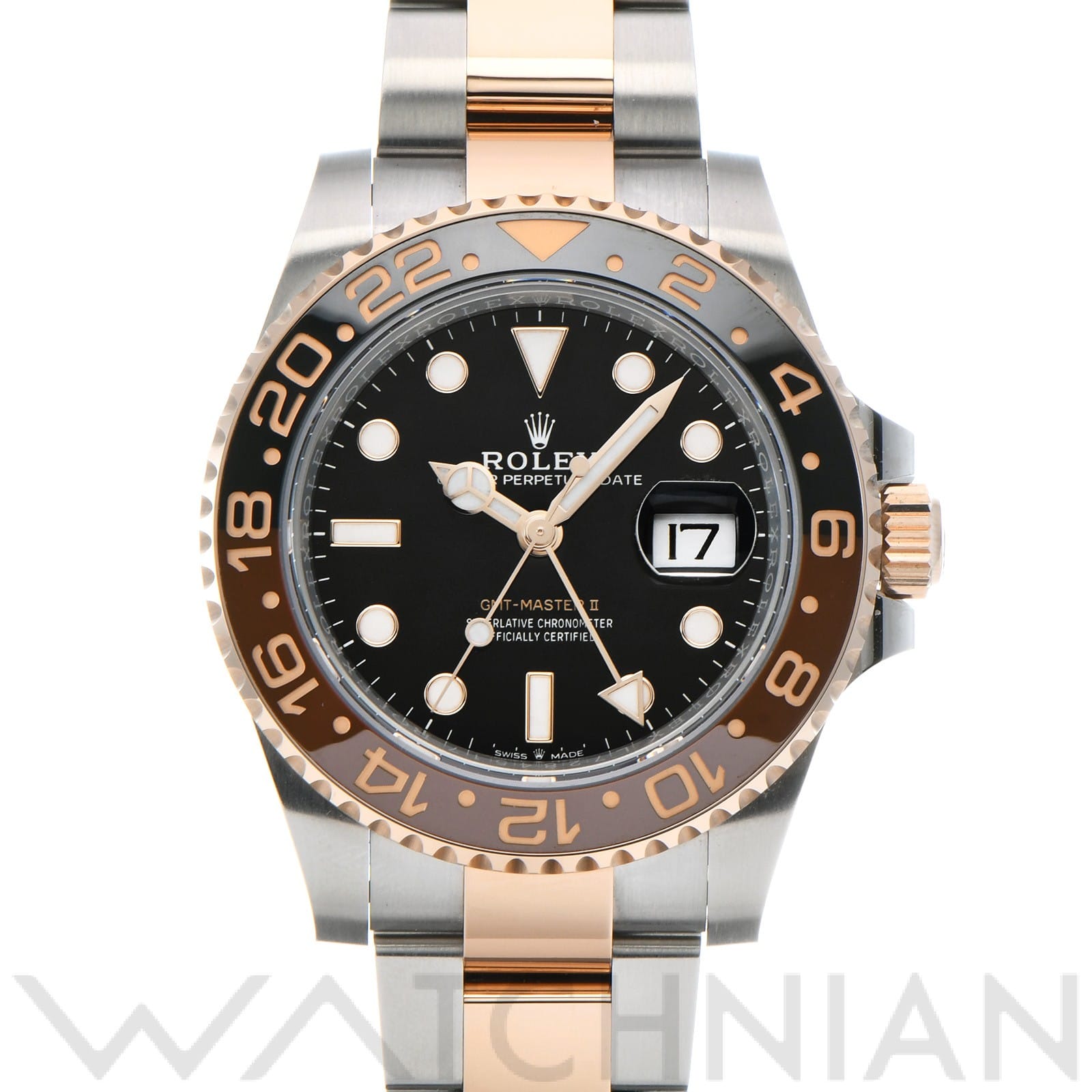 ロレックス GMTマスターII 126711CHNR ブラック メンズ 時計 【中古】【wristwatch】