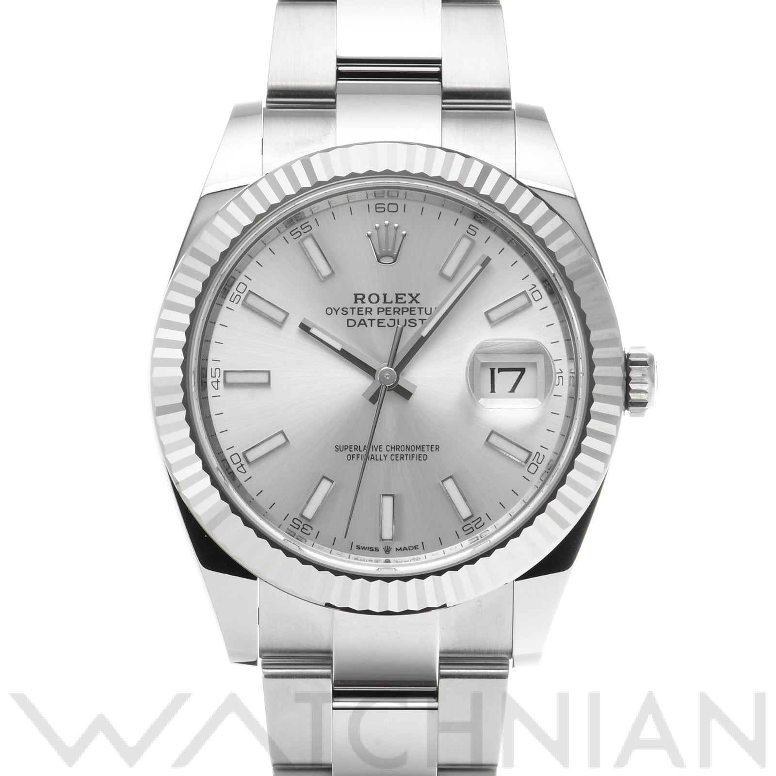 ロレックス デイトジャスト 41 126334 シルバー メンズ 時計 【中古】【wristwatch】