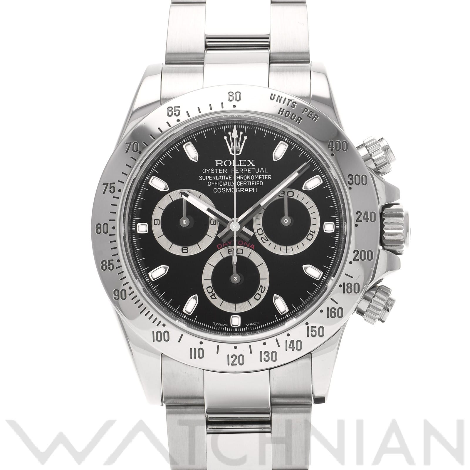 ロレックス コスモグラフ デイトナ 116520 ブラック メンズ 時計 【中古】【wristwatch】