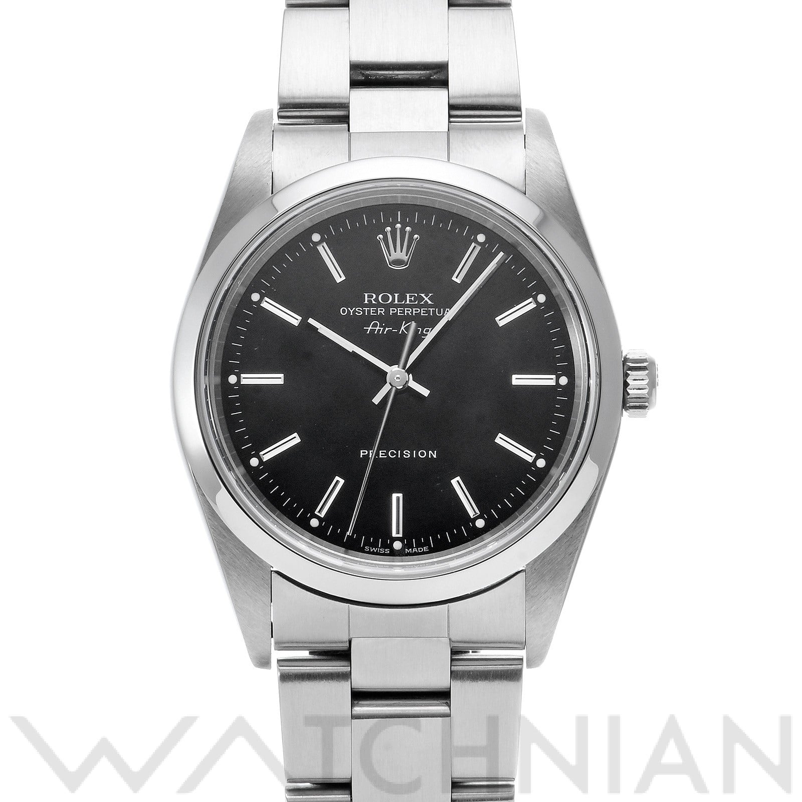 ロレックス エアキング 14000M ブラック メンズ 時計 【中古】【wristwatch】