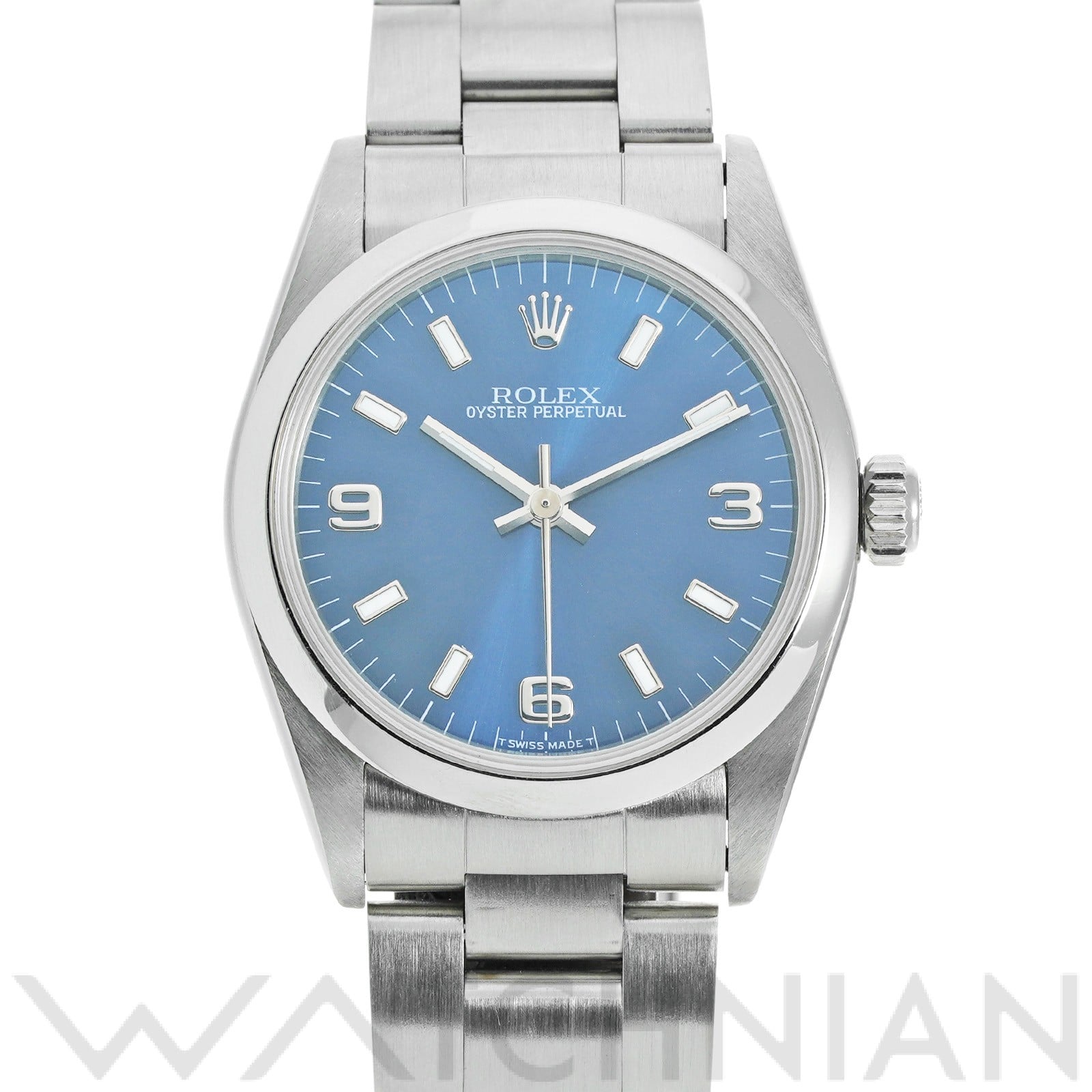 オイスターパーペチュアル 31 67480 U番(1997年頃製造) ブルー ロレックス ROLEX ユニセックス 【中古】