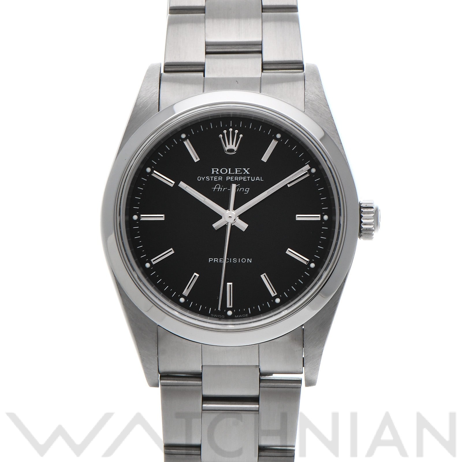 ロレックス エアキング 14000M ブラック メンズ 時計 【中古】【wristwatch】