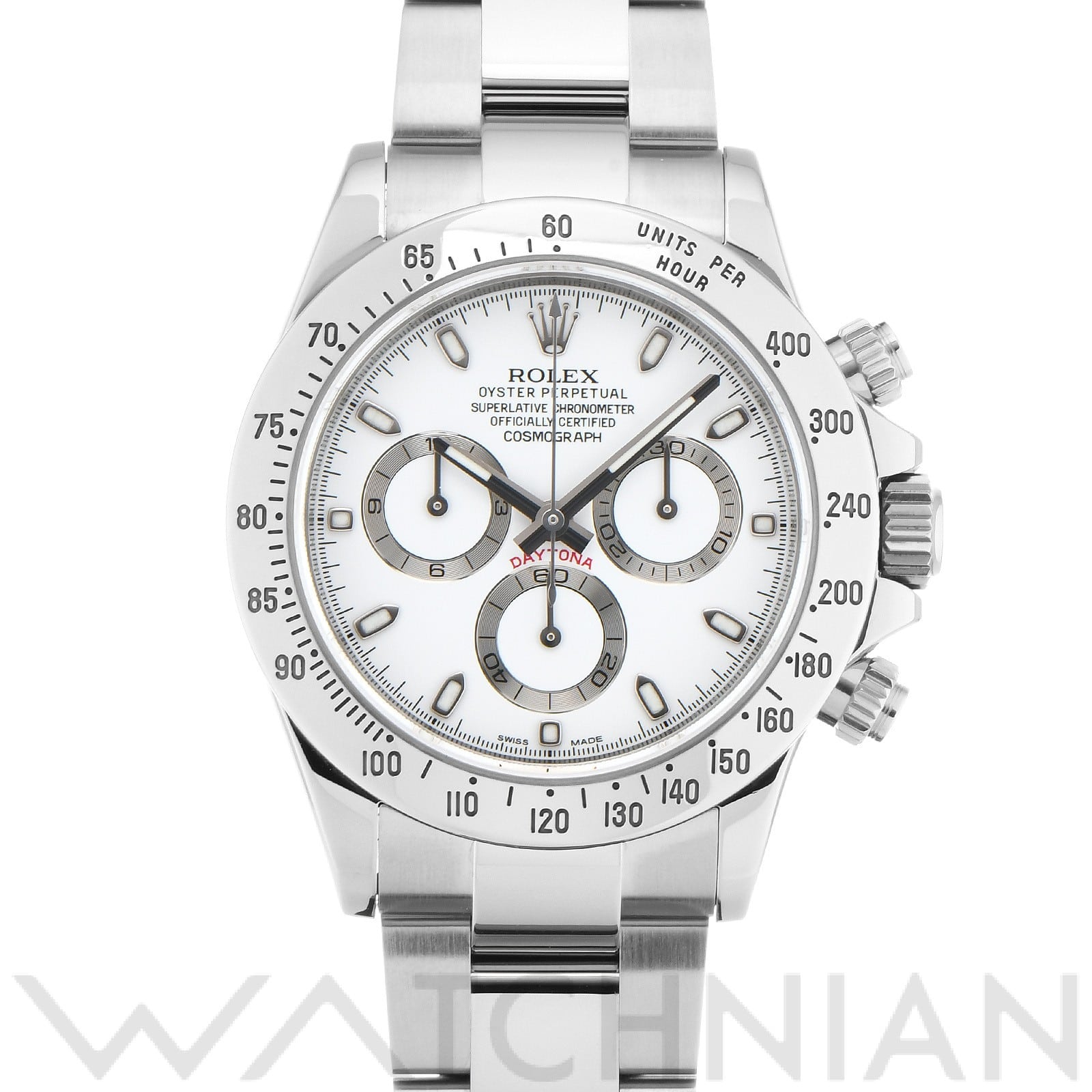 ロレックス コスモグラフ デイトナ 116520 ホワイト メンズ 時計 【中古】【wristwatch】