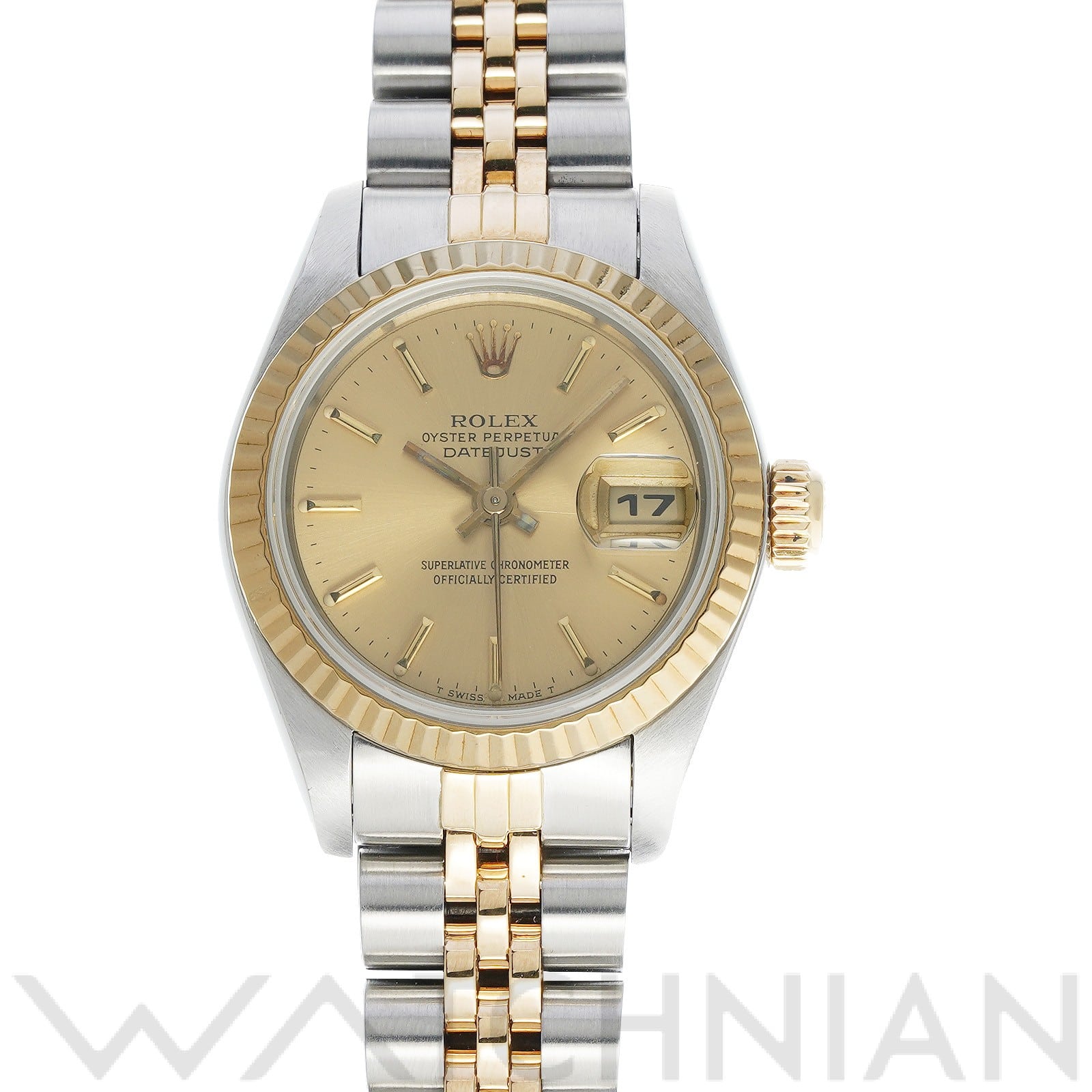 ロレックス デイトジャスト 26 69173 シャンパン レディース 時計 【中古】【wristwatch】