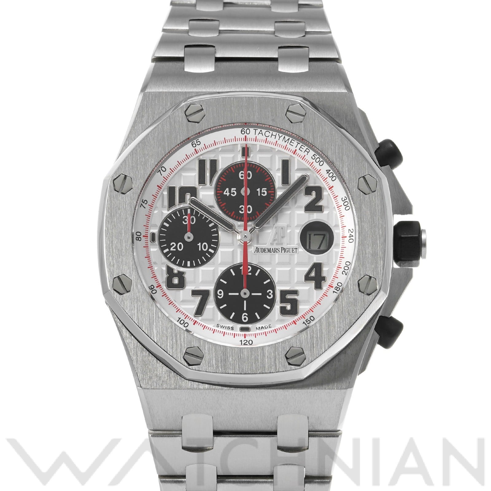 オーデマ ピゲ ロイヤルオーク オフショア クロノグラフ 26170ST.OO.1000ST.01 シルバー/ブラック / メガ・タペストリーダイヤル メンズ 時計 【中古】【wristwatch】