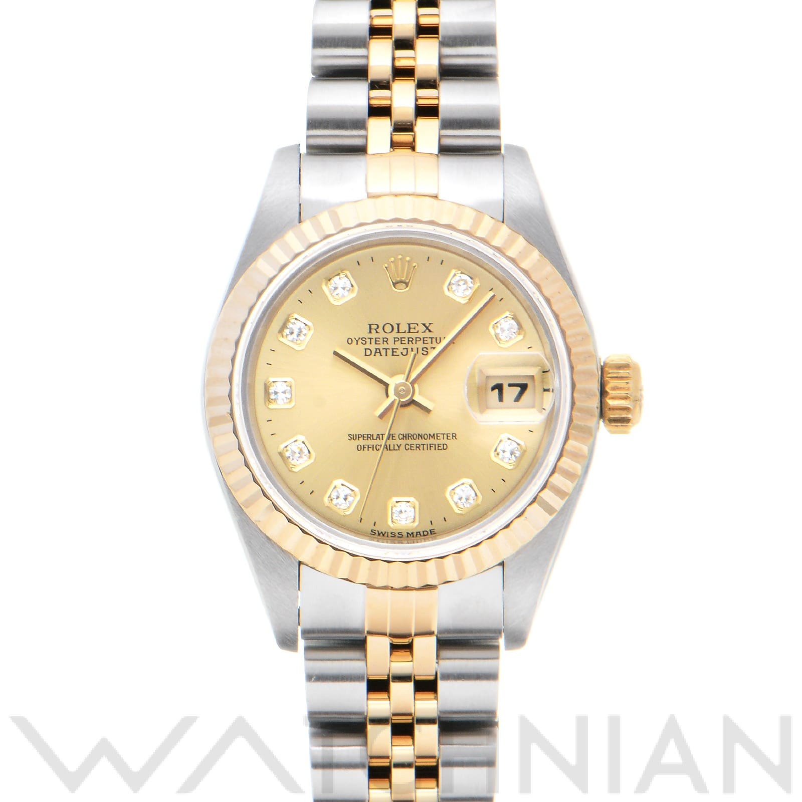 ロレックス / ROLEX デイトジャスト 69173G シャンパン/ダイヤモンド レディース 時計 【中古】【wristwatch】