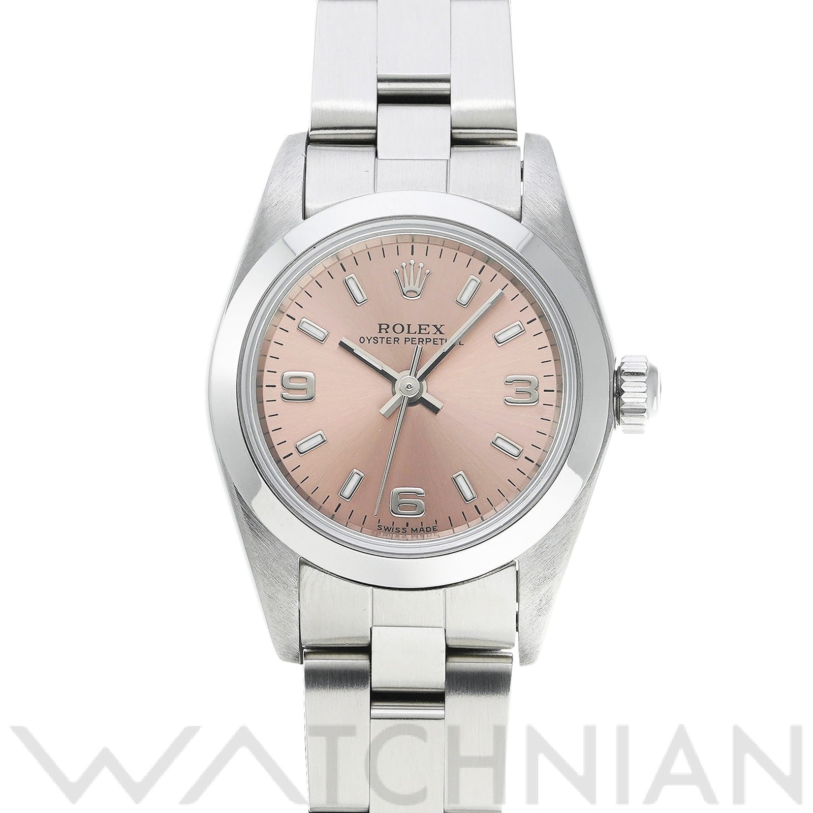ロレックス / ROLEX オイスターパーペチュアル 76080 ピンク レディース 時計 【中古】【wristwatch】