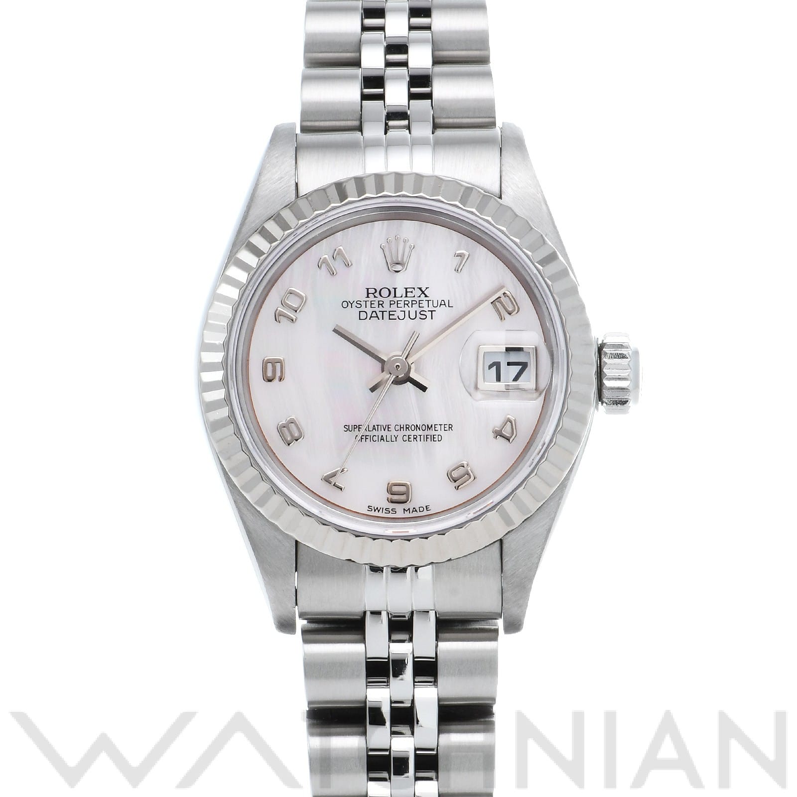 ロレックス デイトジャスト 26 79174NA ピンクシェル レディース 時計 【中古】【wristwatch】