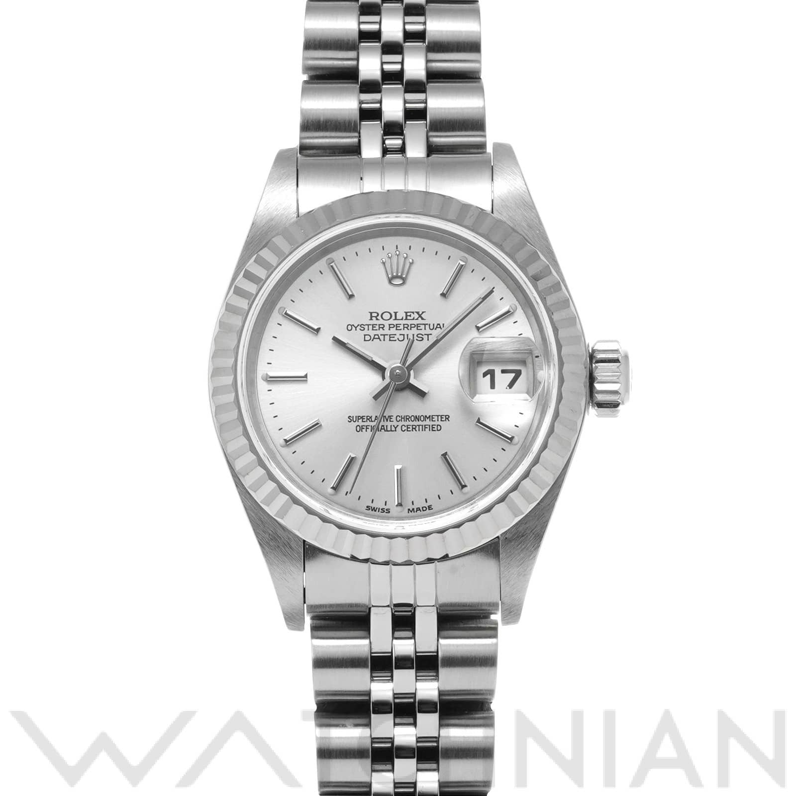 ロレックス デイトジャスト 26 79174 シルバー レディース 時計 【中古】【wristwatch】