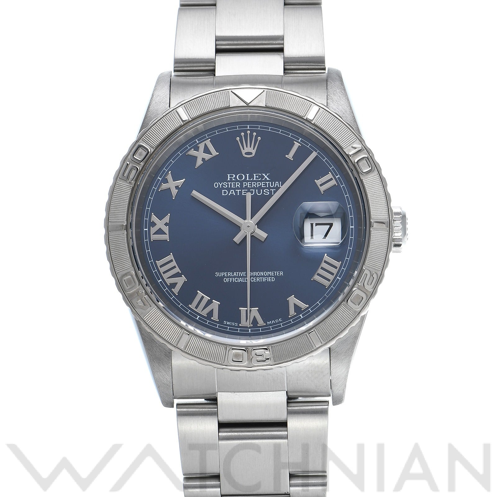 ロレックス デイトジャスト サンダーバード 16264 ブルー メンズ 時計 【中古】【wristwatch】