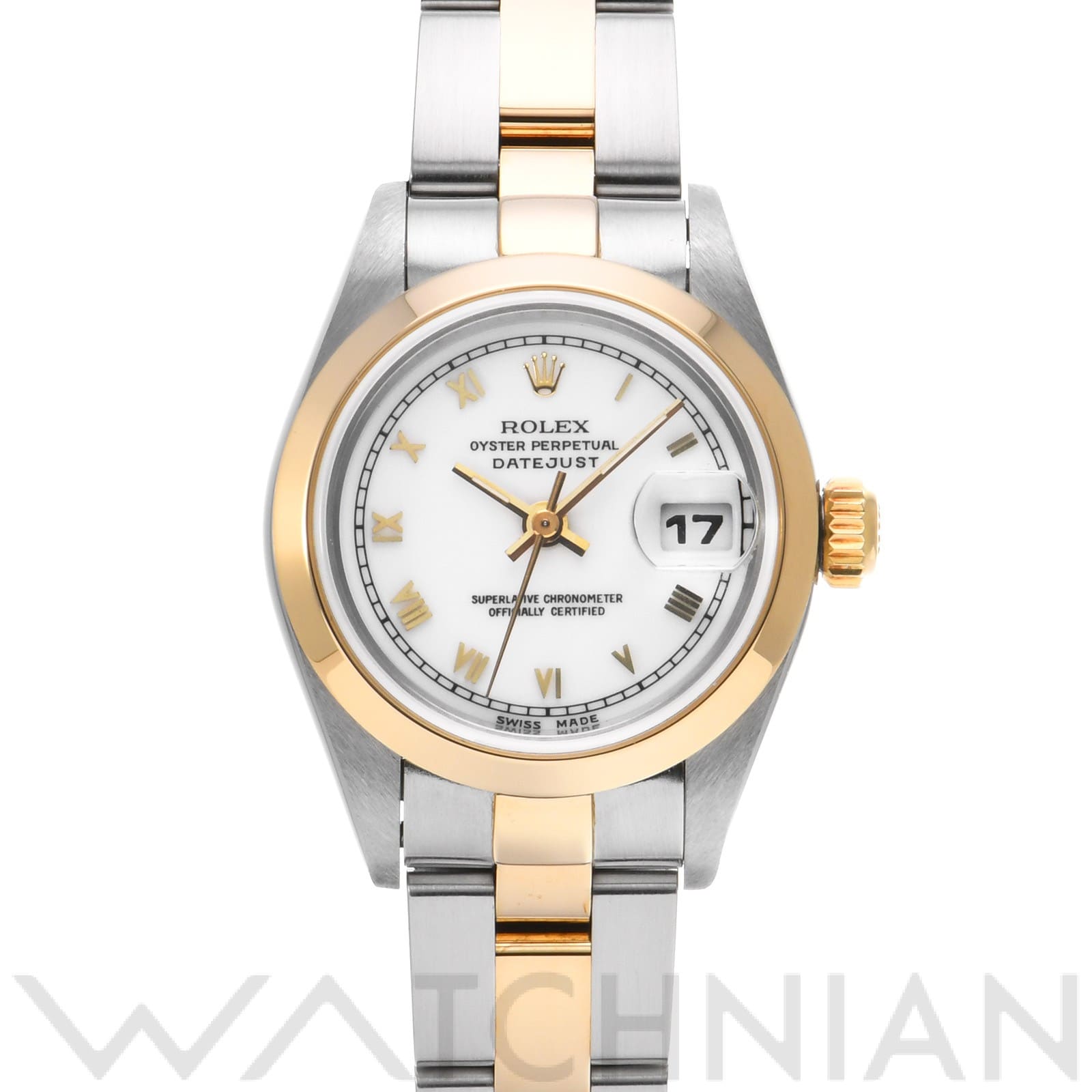 ロレックス デイトジャスト 26 69163 ホワイト レディース 時計 【中古】【wristwatch】