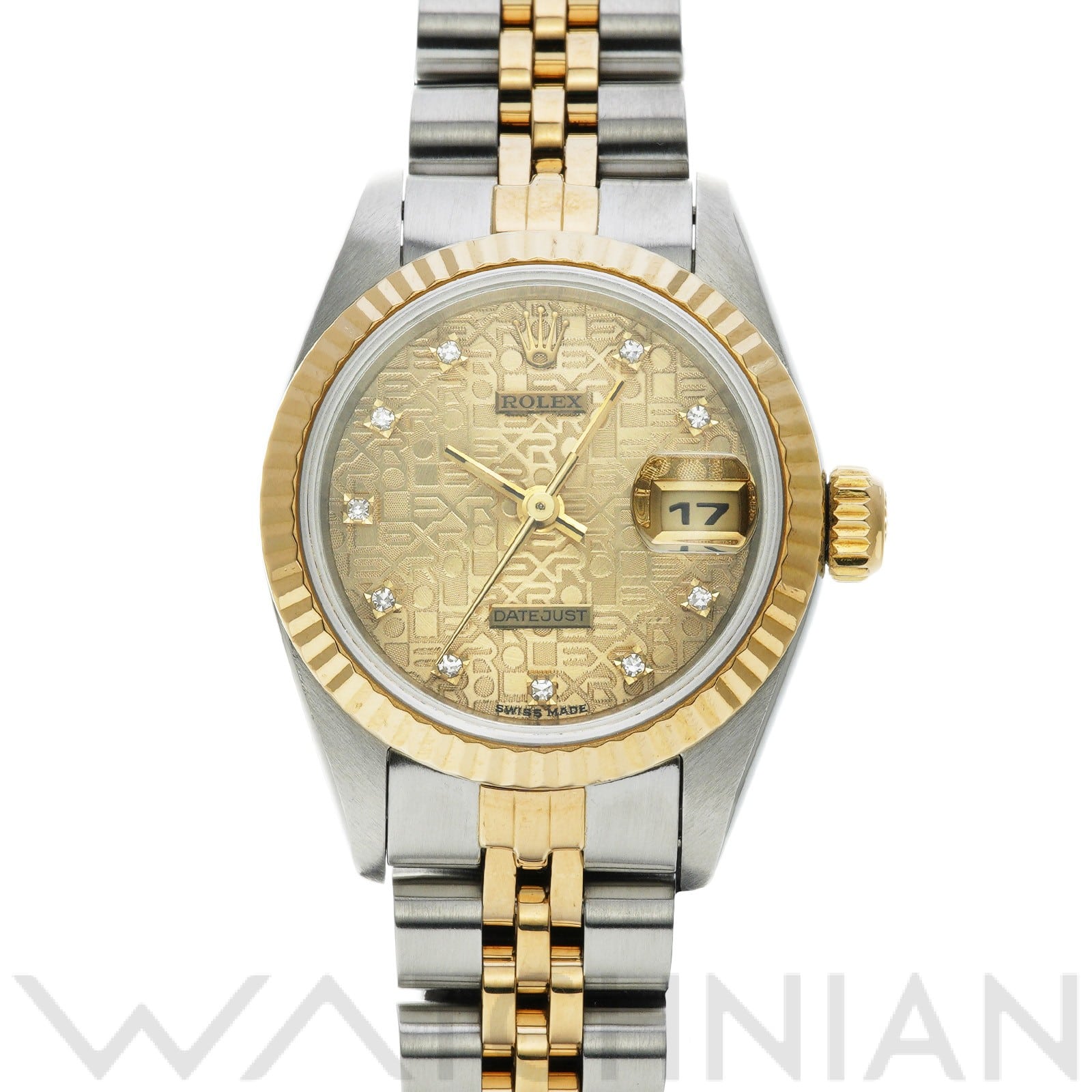 ロレックス デイトジャスト 26 69173G シャンパンコンピュータ/ダイヤモンド レディース 時計 【中古】【wristwatch】