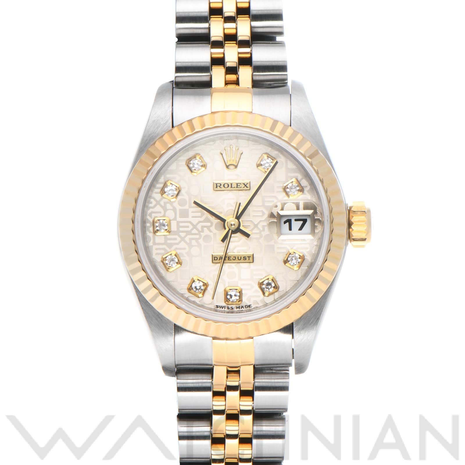 デイトジャスト 69173G U番(1997年頃製造) シルバーコンピュータ/ダイヤモンド ロレックス ROLEX レディース 【中古】