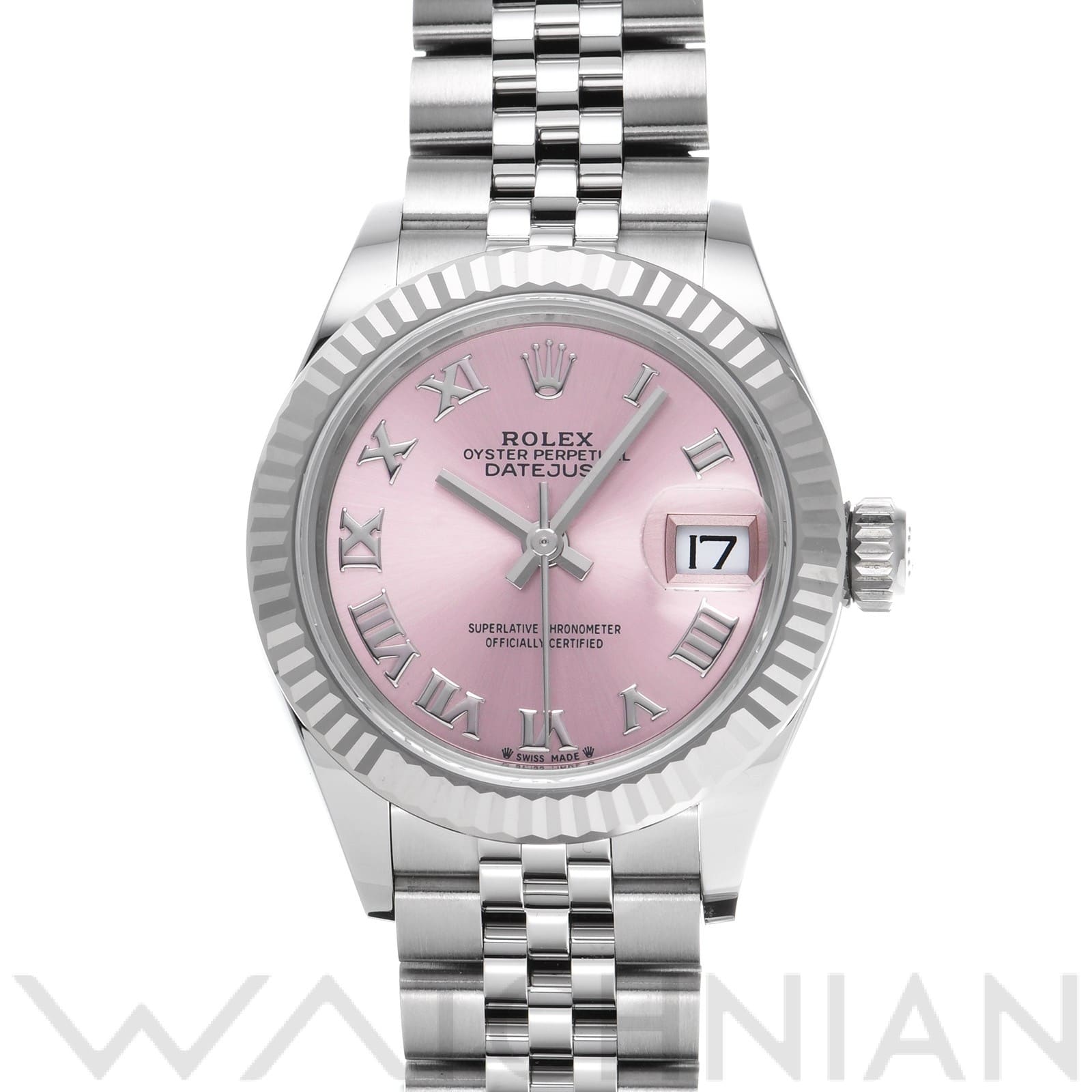 ロレックス レディ デイトジャスト 28 279174 ピンク レディース 時計 【中古】【wristwatch】