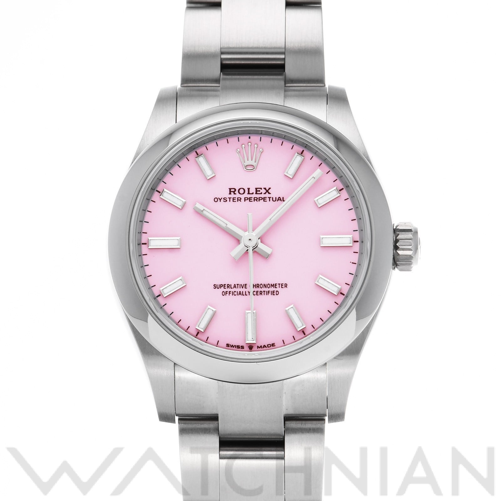 ロレックス / ROLEX オイスターパーペチュアル 31 277200 キャンディピンク ユニセックス 時計 【中古】【wristwatch】