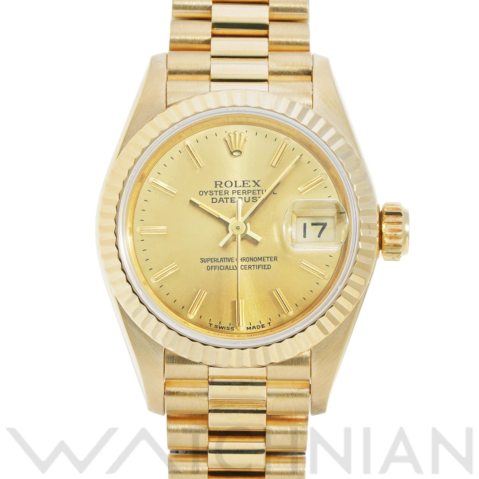 ロレックス デイトジャスト 26 69178 シャンパン レディース 時計 【中古】【wristwatch】