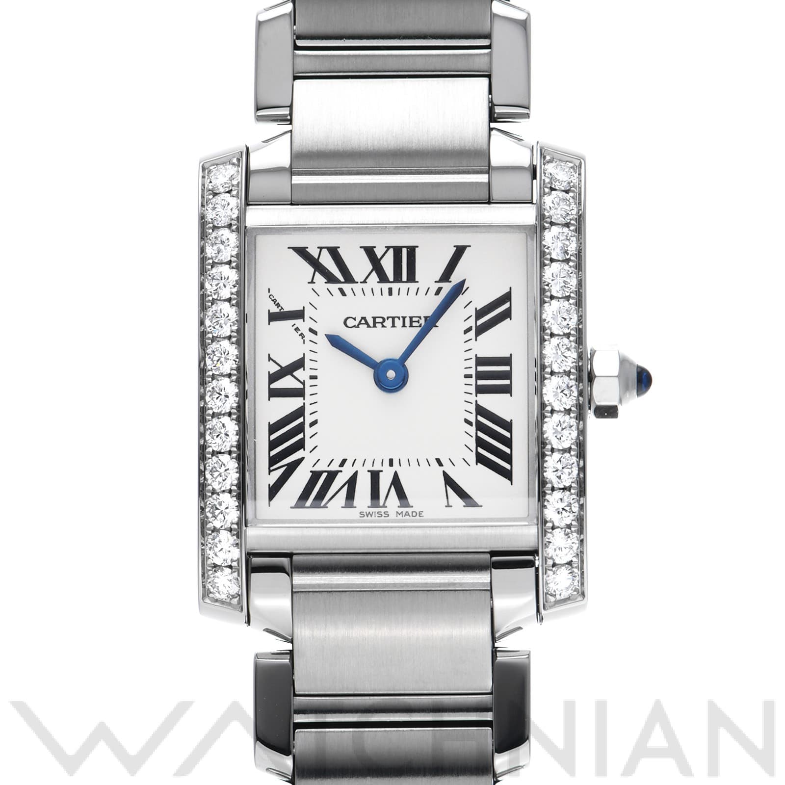 カルティエ / CARTIER タンクフランセーズ SM W4TA0008 シルバー レディース 時計 【中古】【wristwatch】