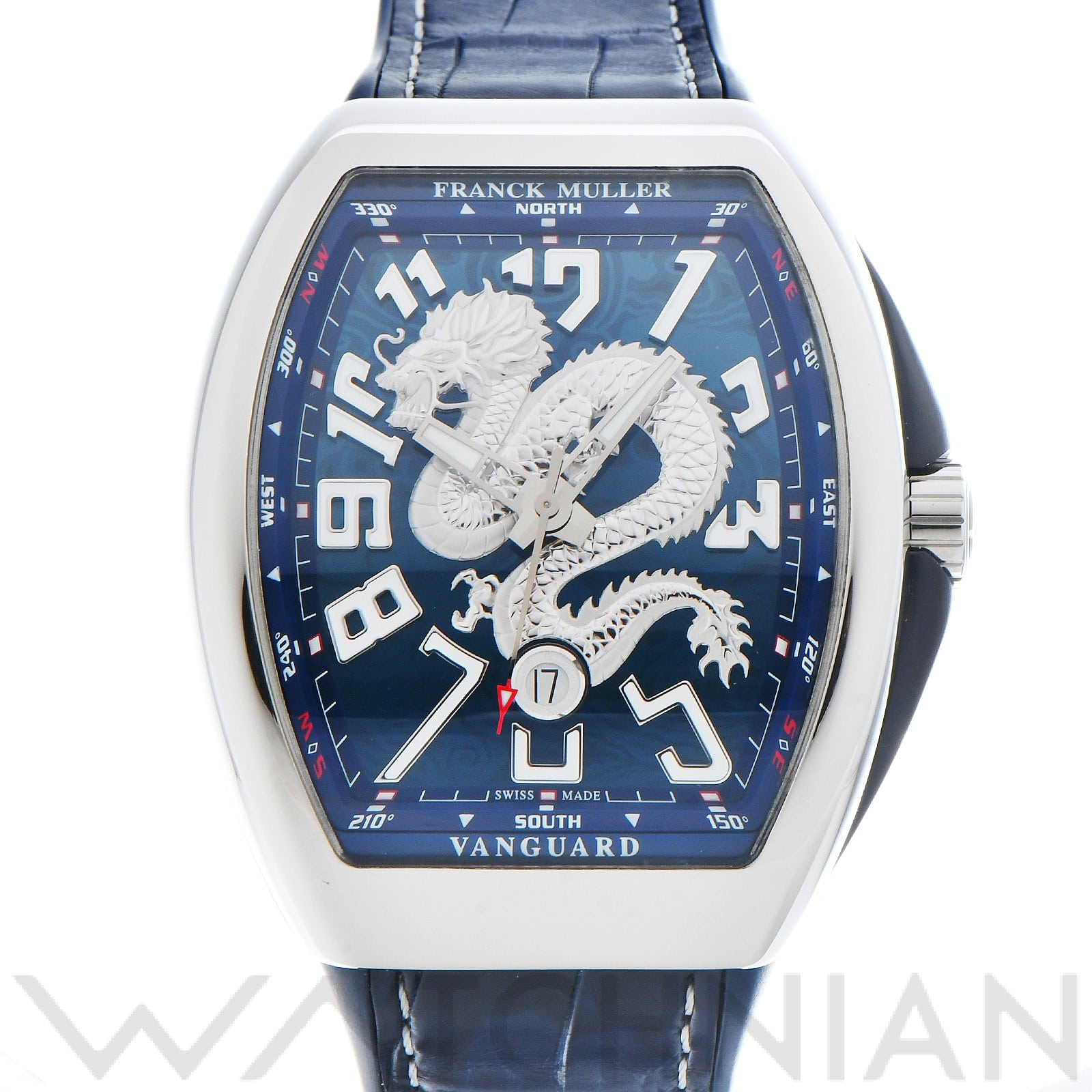 フランクミュラー / FRANCK MULLER ヴァンガード ドラゴンキング V45SCDTACBL ブルー メンズ 時計 【中古】【wristwatch】:  ブランド時計｜WATCHNIAN(ウォッチニアン)公式通販/旧一風騎士