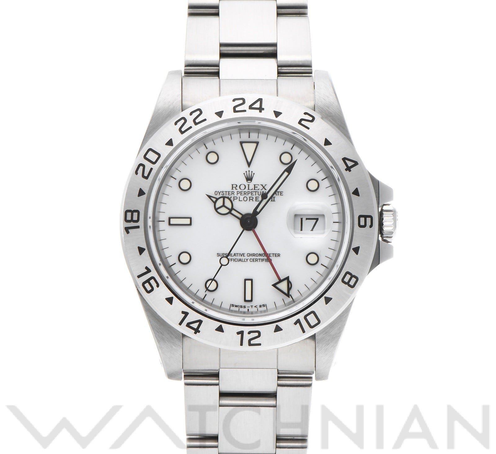 ロレックス エクスプローラーII 16570 ホワイト メンズ 時計 【中古】【wristwatch】