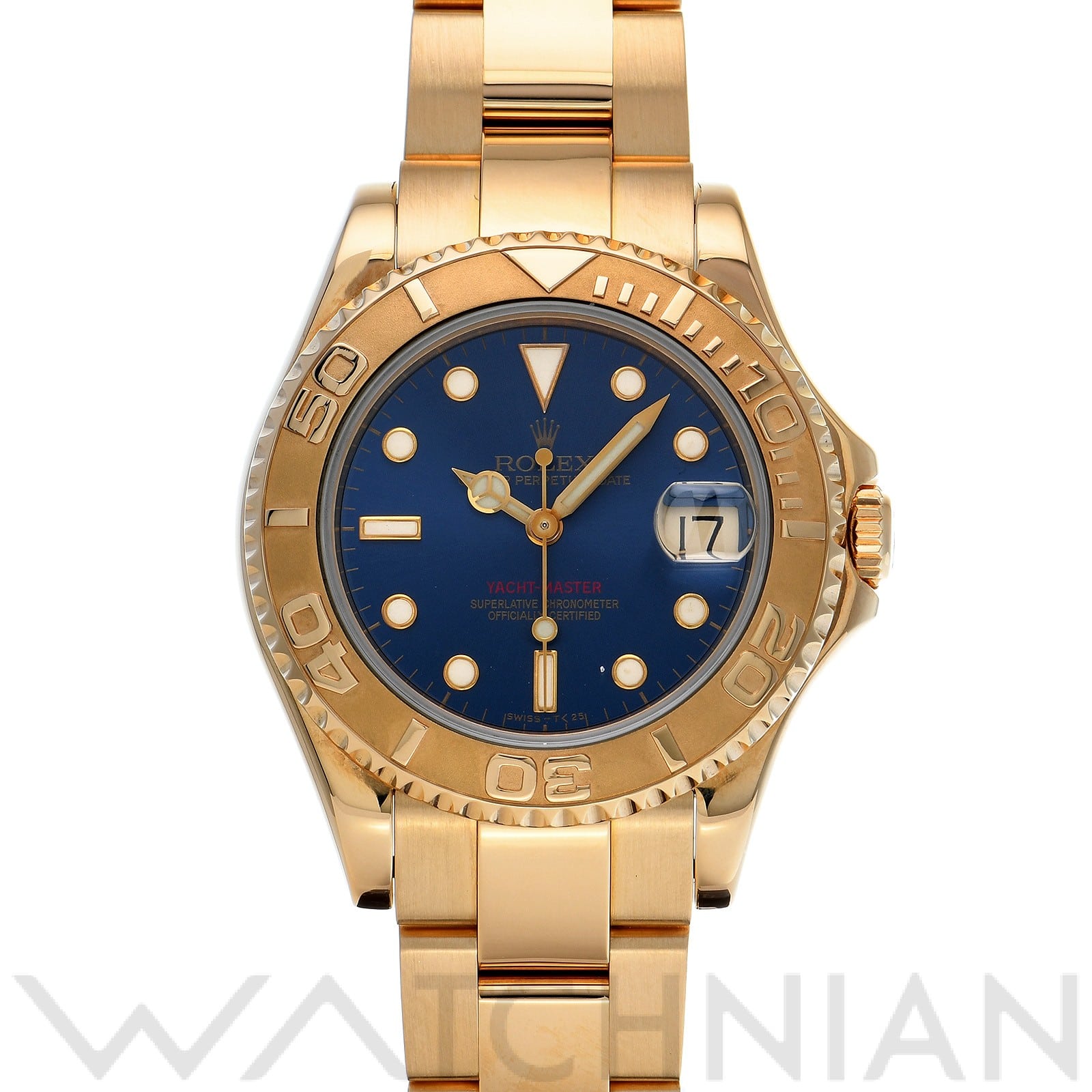 ロレックス / ROLEX ヨットマスター 68628 ブルー ユニセックス 時計 【中古】【wristwatch】