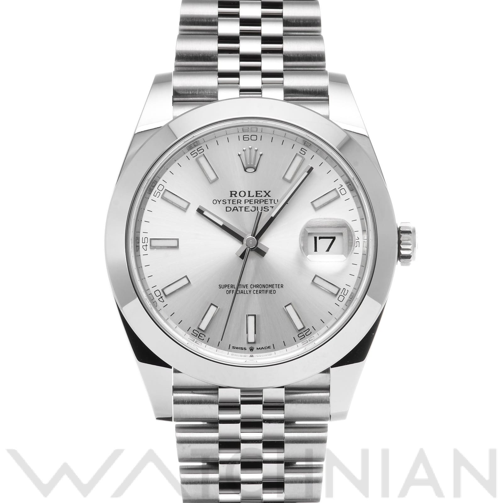 ロレックス / ROLEX デイトジャスト 41 126300 シルバー メンズ 時計 【中古】【wristwatch】