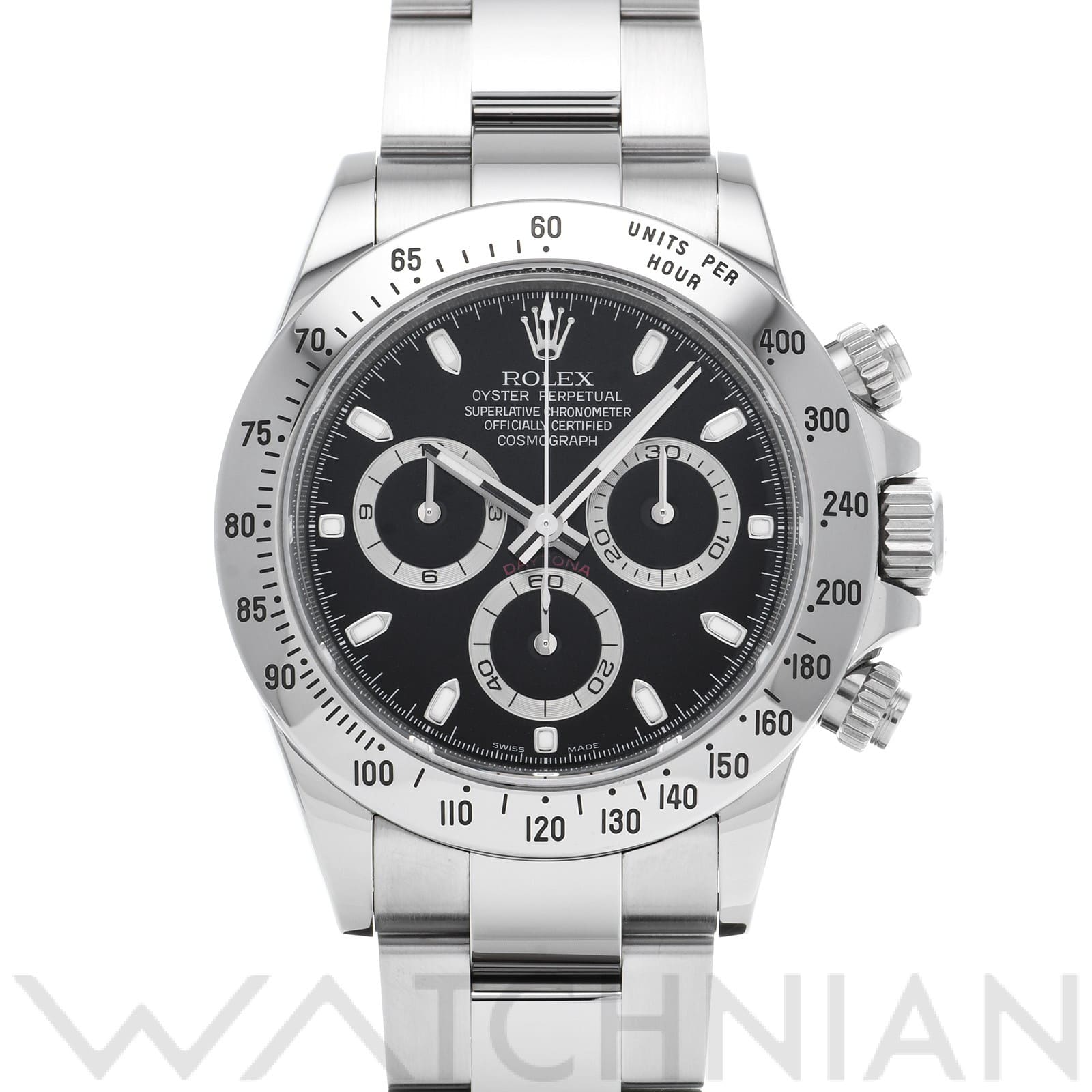 ロレックス コスモグラフ デイトナ 116520 ブラック メンズ 時計 【中古】【wristwatch】