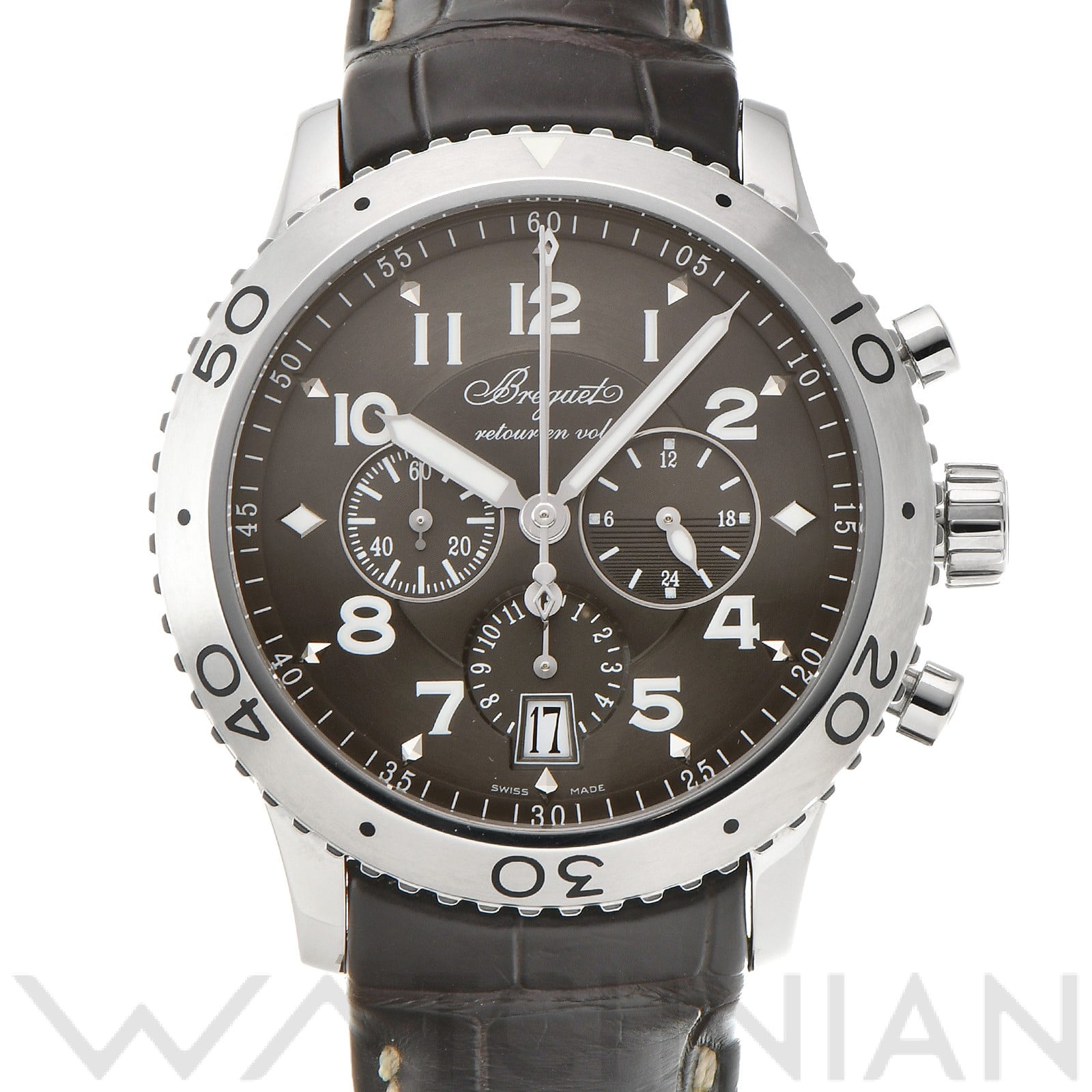 ブレゲ / Breguet トランスアトランティック タイプXXI 3810ST/92/9ZU グレー メンズ 時計 【中古】【wristwatch】
