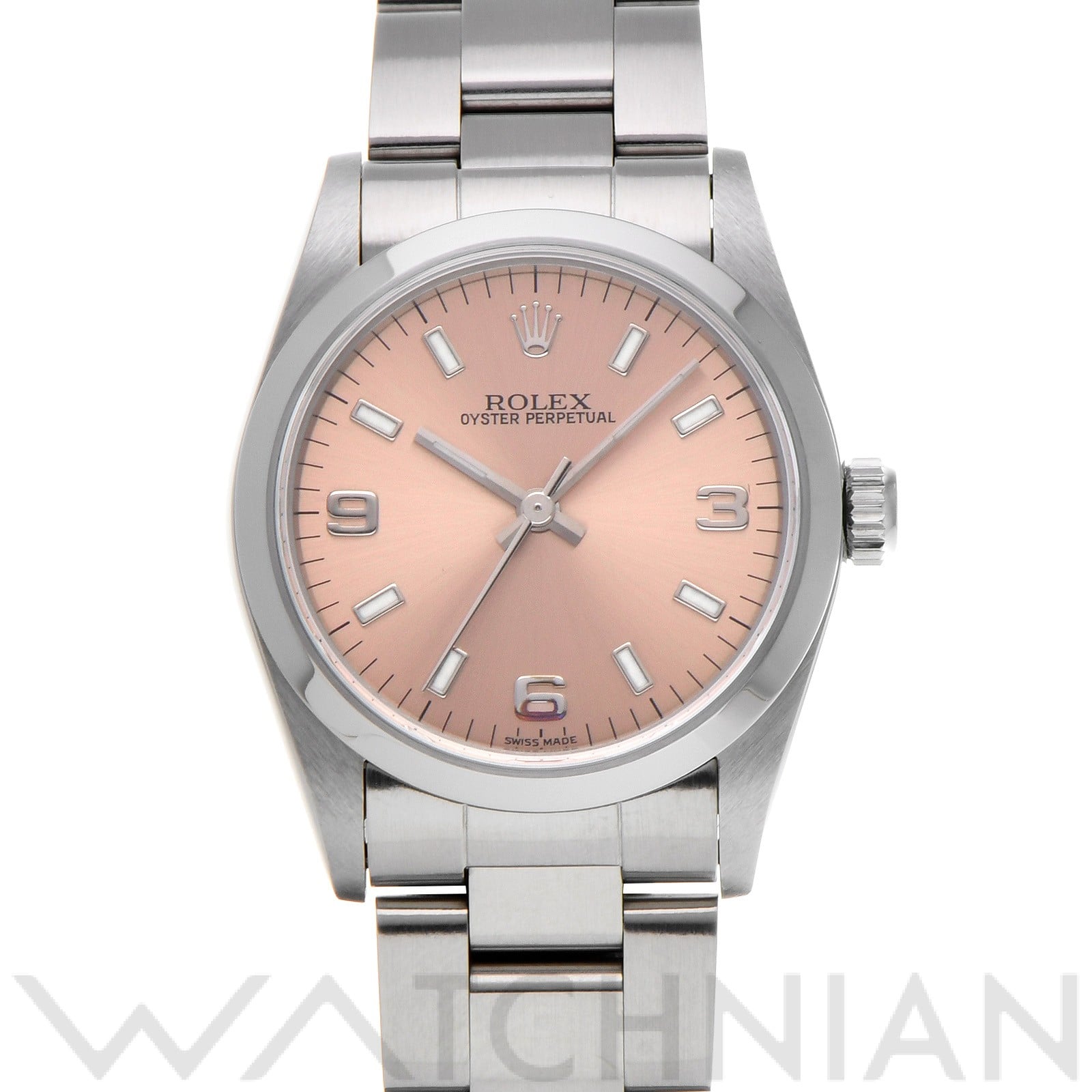 ロレックス / ROLEX オイスターパーペチュアル 31 67480 ピンク ユニセックス 時計 【中古】【wristwatch】