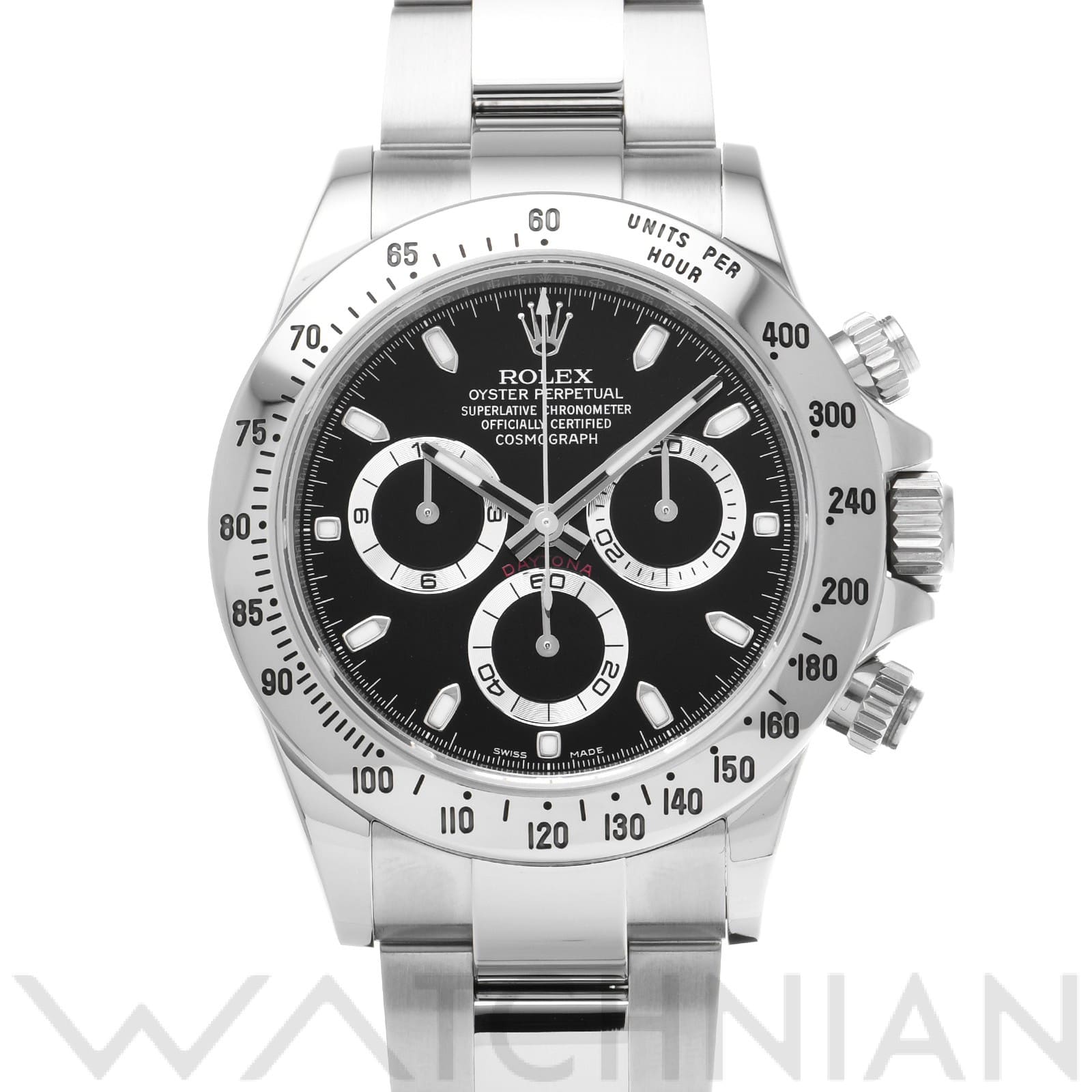 ロレックス コスモグラフ デイトナ 116520 ブラック メンズ 時計 【中古】【wristwatch】