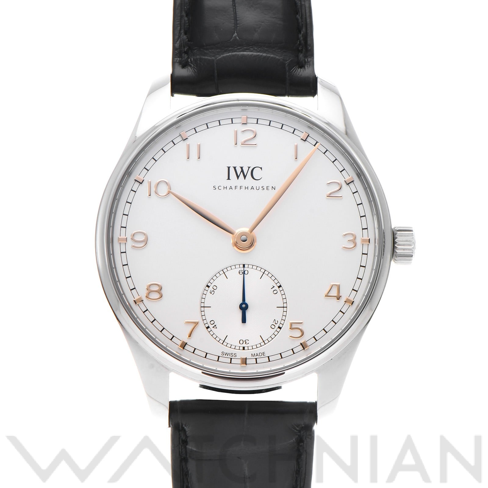 IWC ポルトギーゼ オートマティック 40 IW358303 シルバーメッキ メンズ 時計 【中古】【wristwatch】