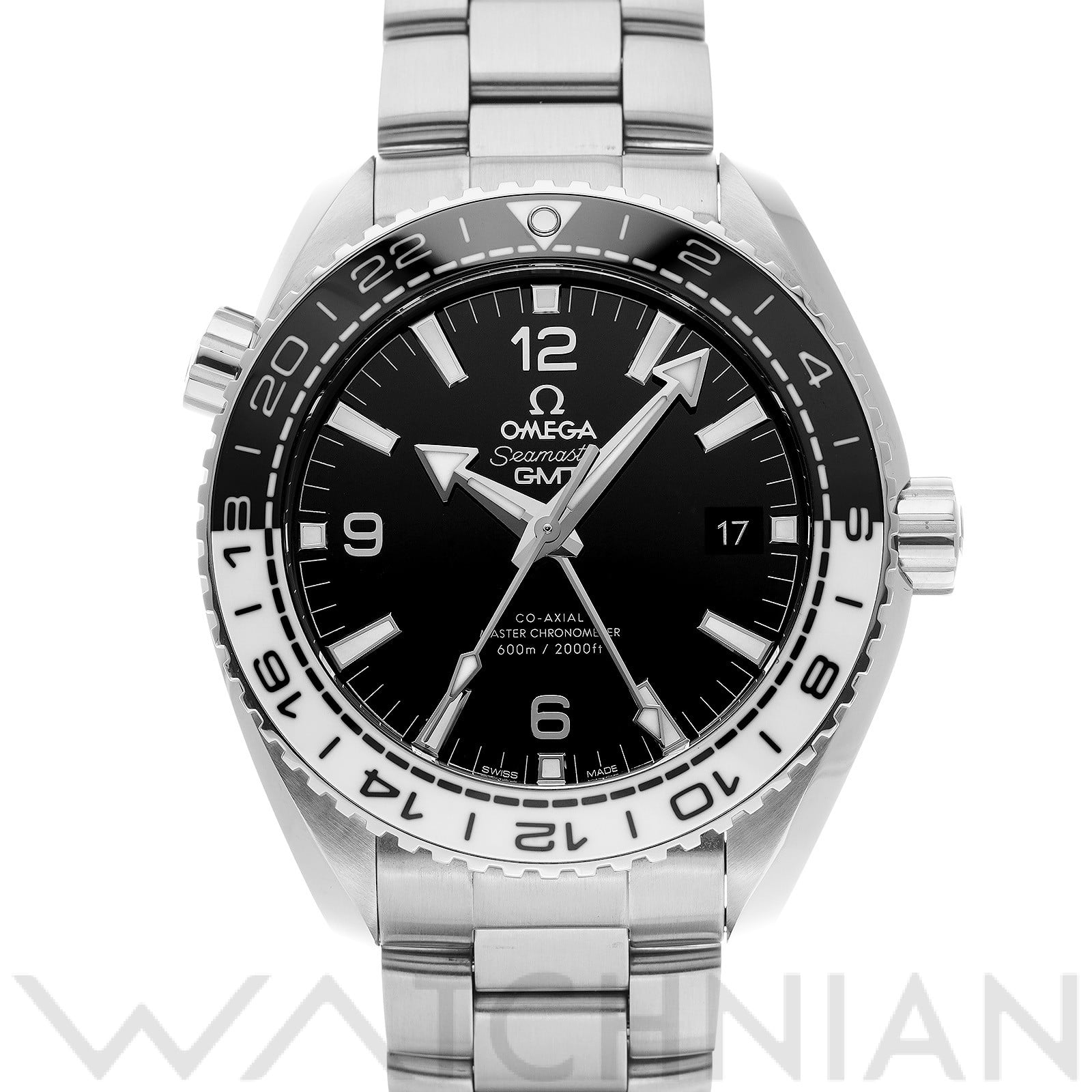 オメガ / OMEGA シーマスター プラネットオーシャン 600 コーアクシャル マスタークロノメーター GMT 215.30.44.22.01.001 ブラック メンズ 時計 【中古】【wristwatch】