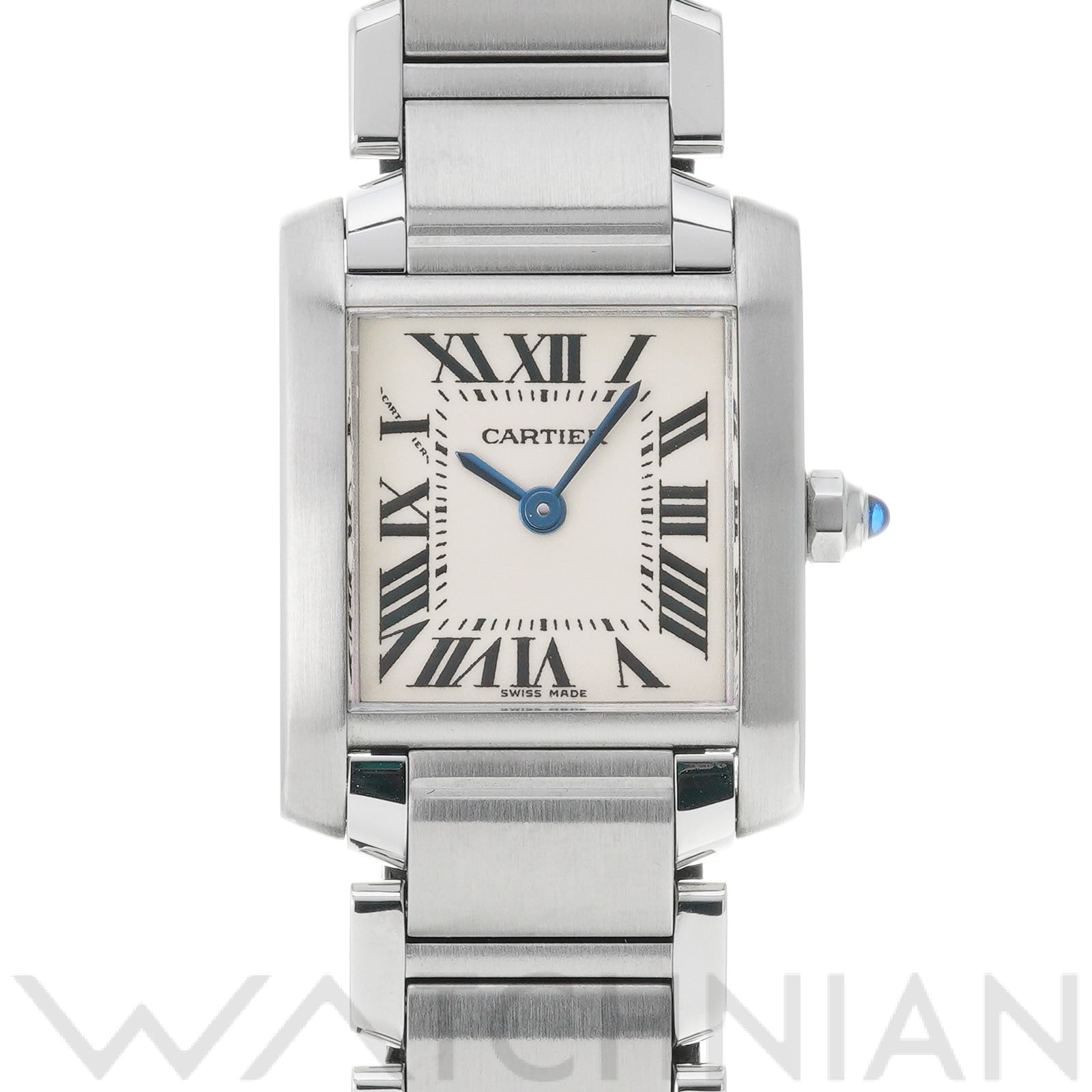 カルティエ / CARTIER タンクフランセーズ SM W51008Q3 シルバー レディース 時計 【中古】【wristwatch】