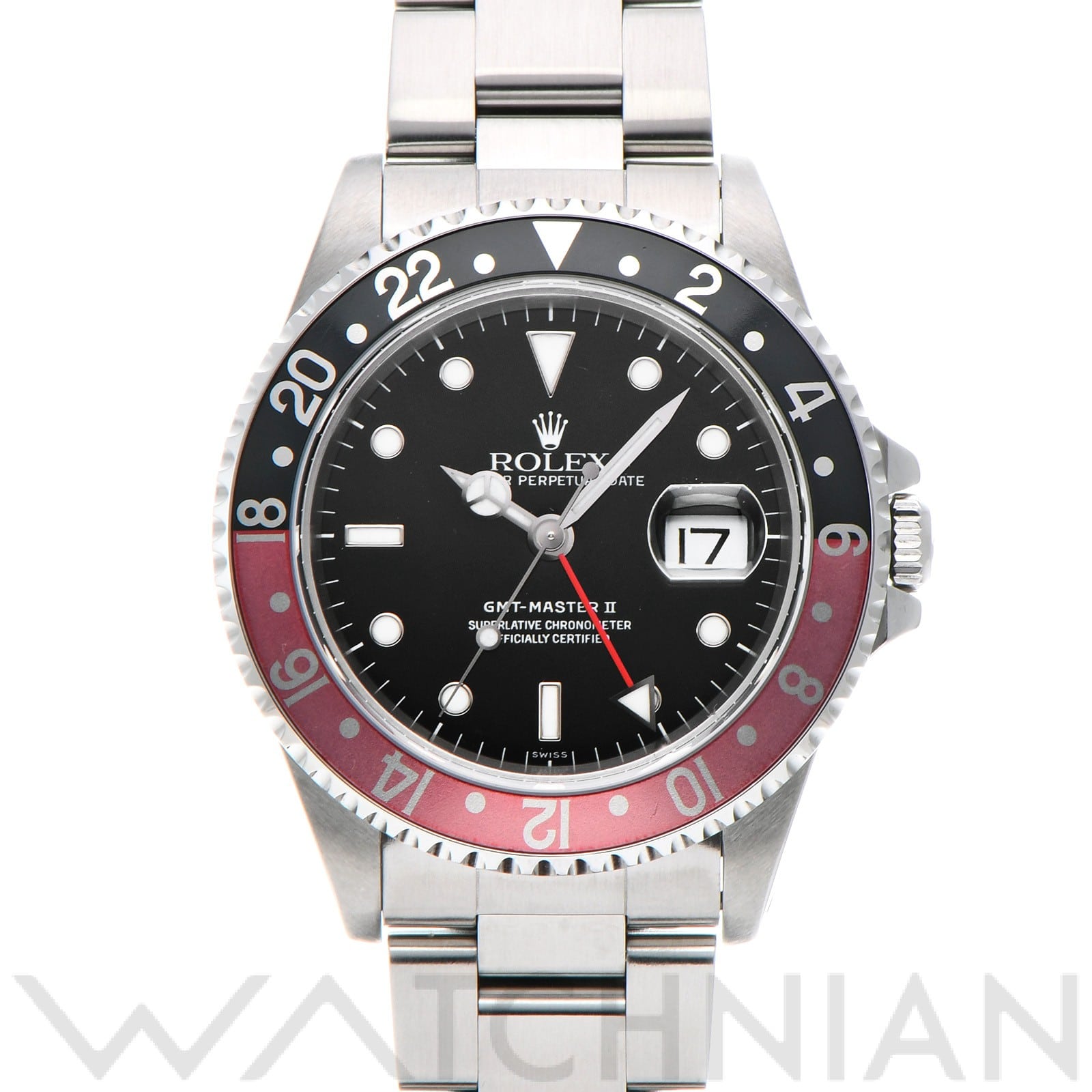 ロレックス GMTマスターII 16710 ブラック メンズ 時計 【中古】【wristwatch】