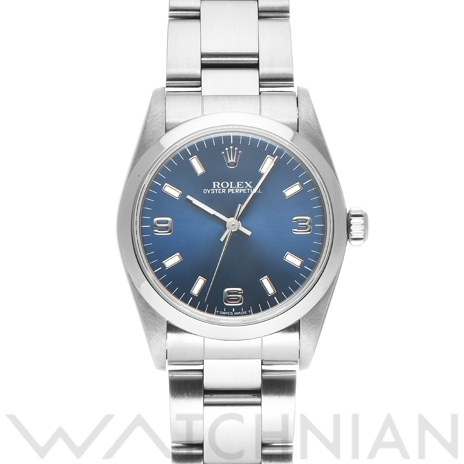 ロレックス / ROLEX オイスターパーペチュアル 67480 ブルー ユニセックス 時計 【中古】【wristwatch】