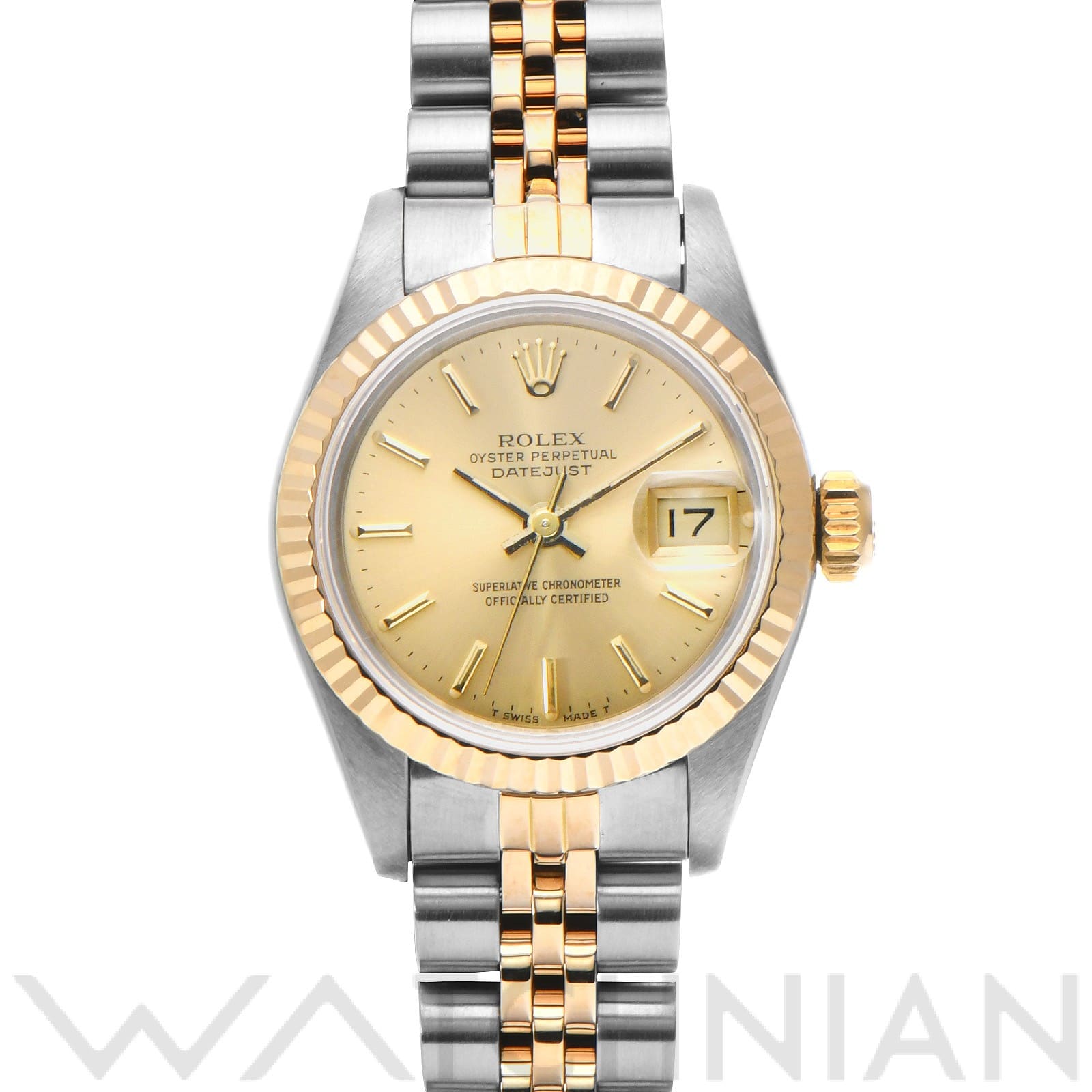 ロレックス デイトジャスト 26 69173 シャンパン レディース 時計 【中古】【wristwatch】