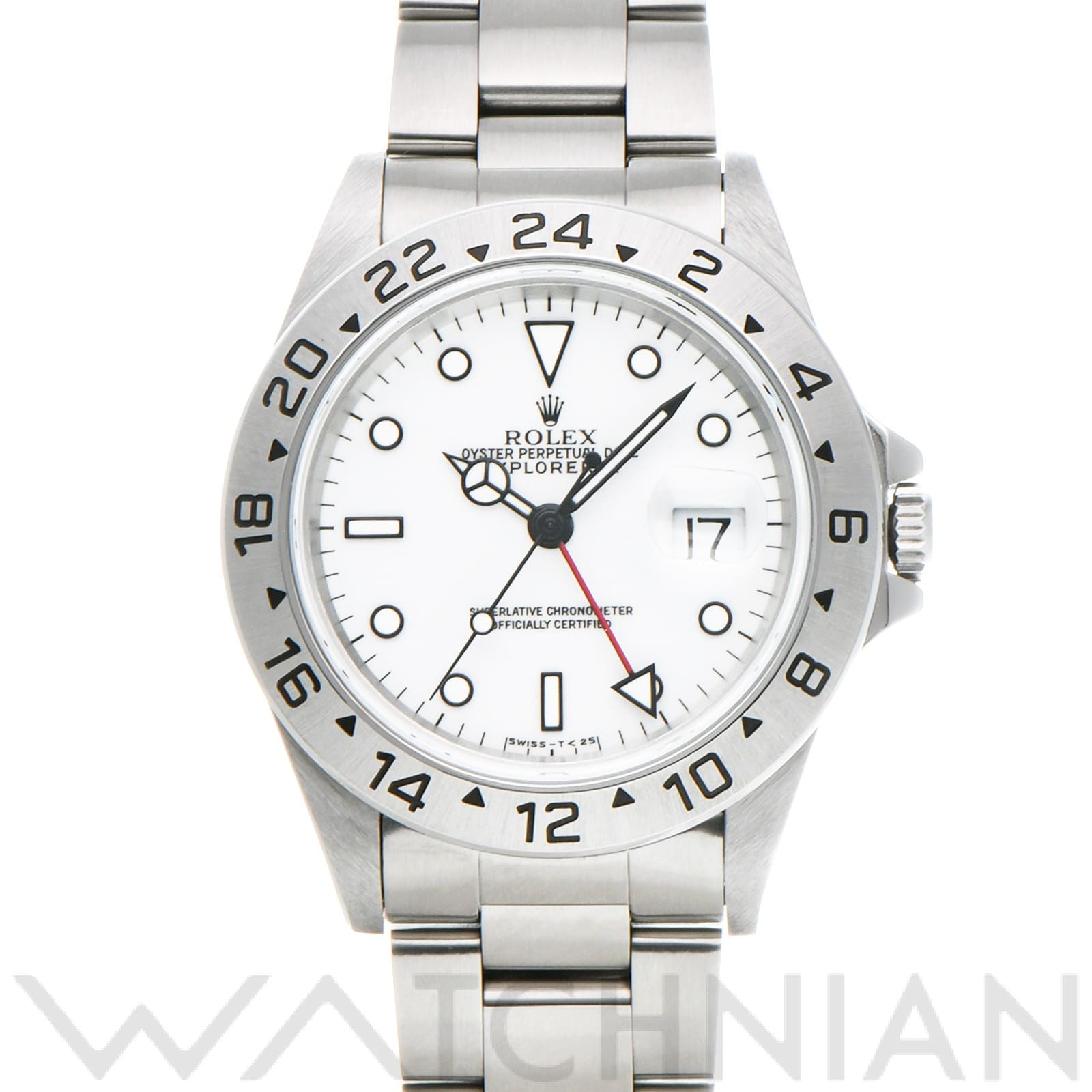 ロレックス エクスプローラーII 16570 ホワイト メンズ 時計 【中古】【wristwatch】