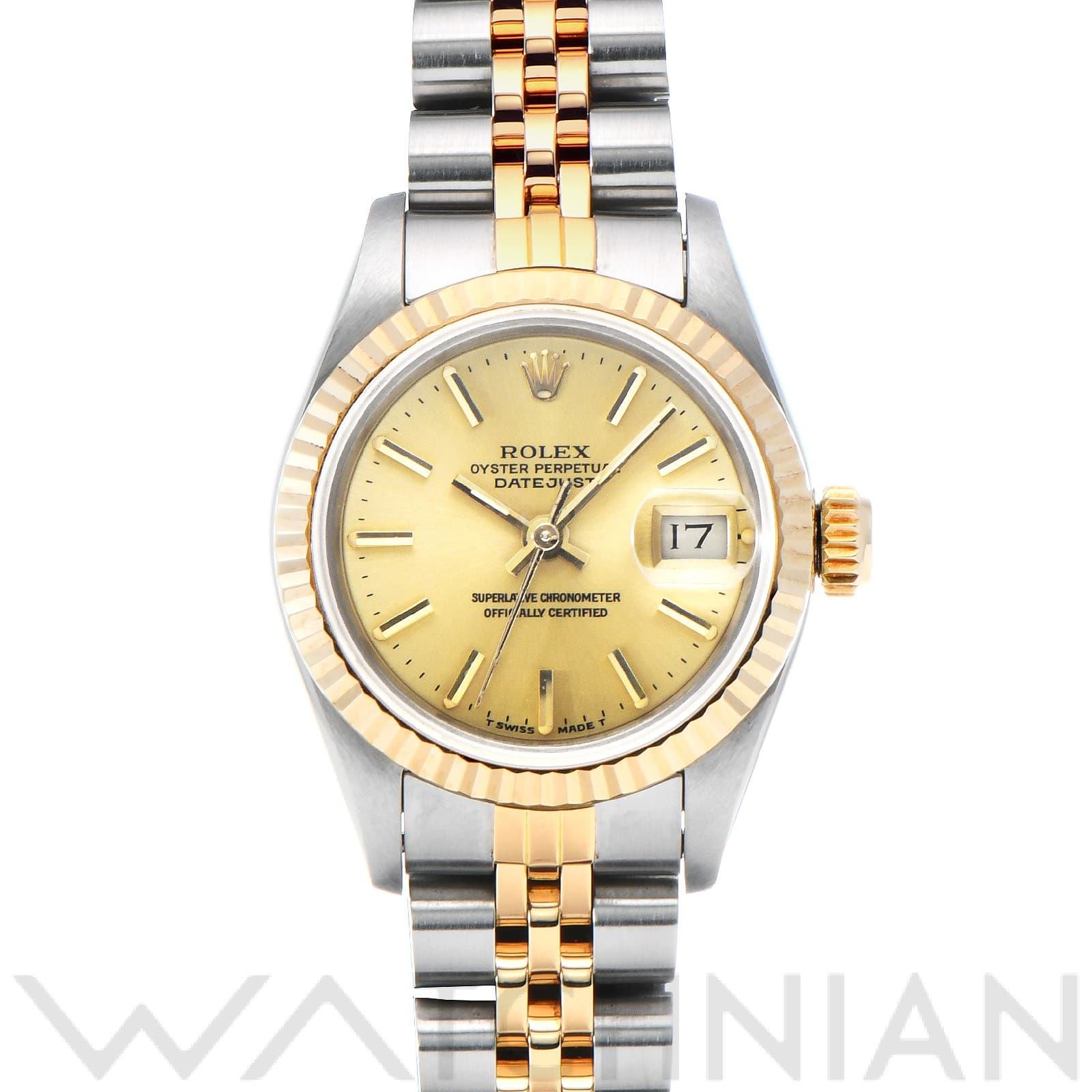 ロレックス デイトジャスト 26 69173 シャンパン レディース 時計 【中古】【wristwatch】