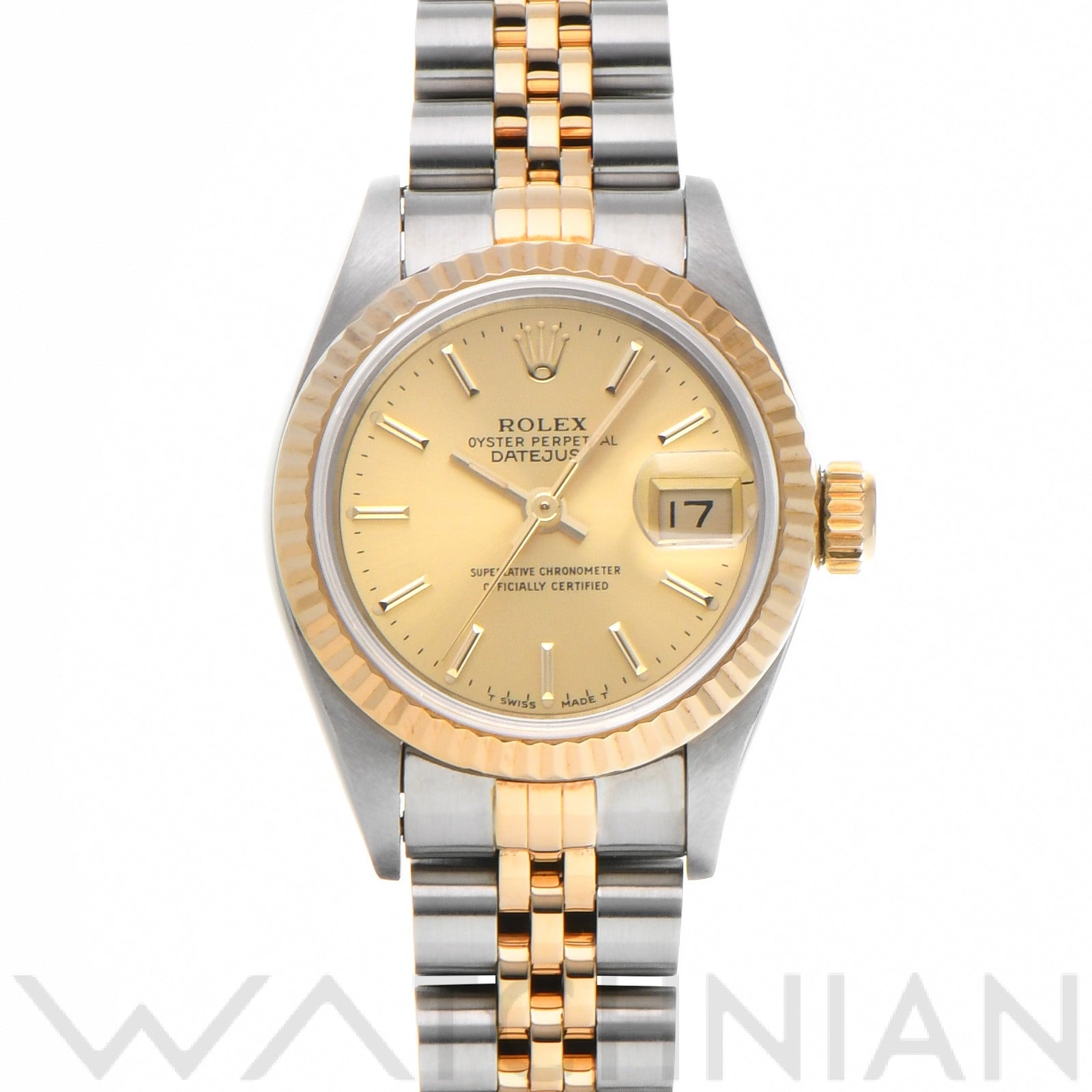 ロレックス デイトジャスト 26 69173 シャンパン レディース 時計 【中古】【wristwatch】