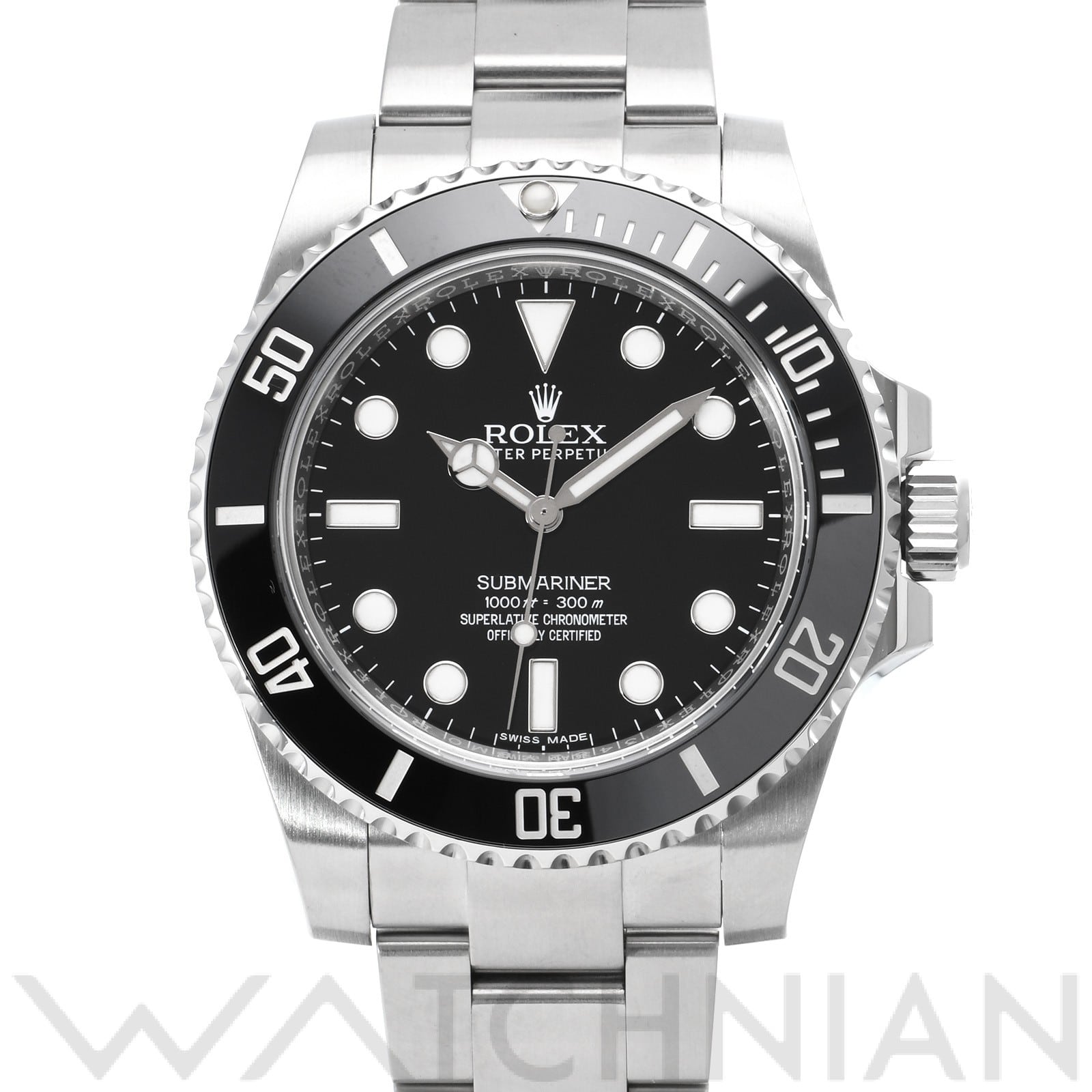 ロレックス サブマリーナ 114060 ブラック メンズ 時計 【中古】【wristwatch】