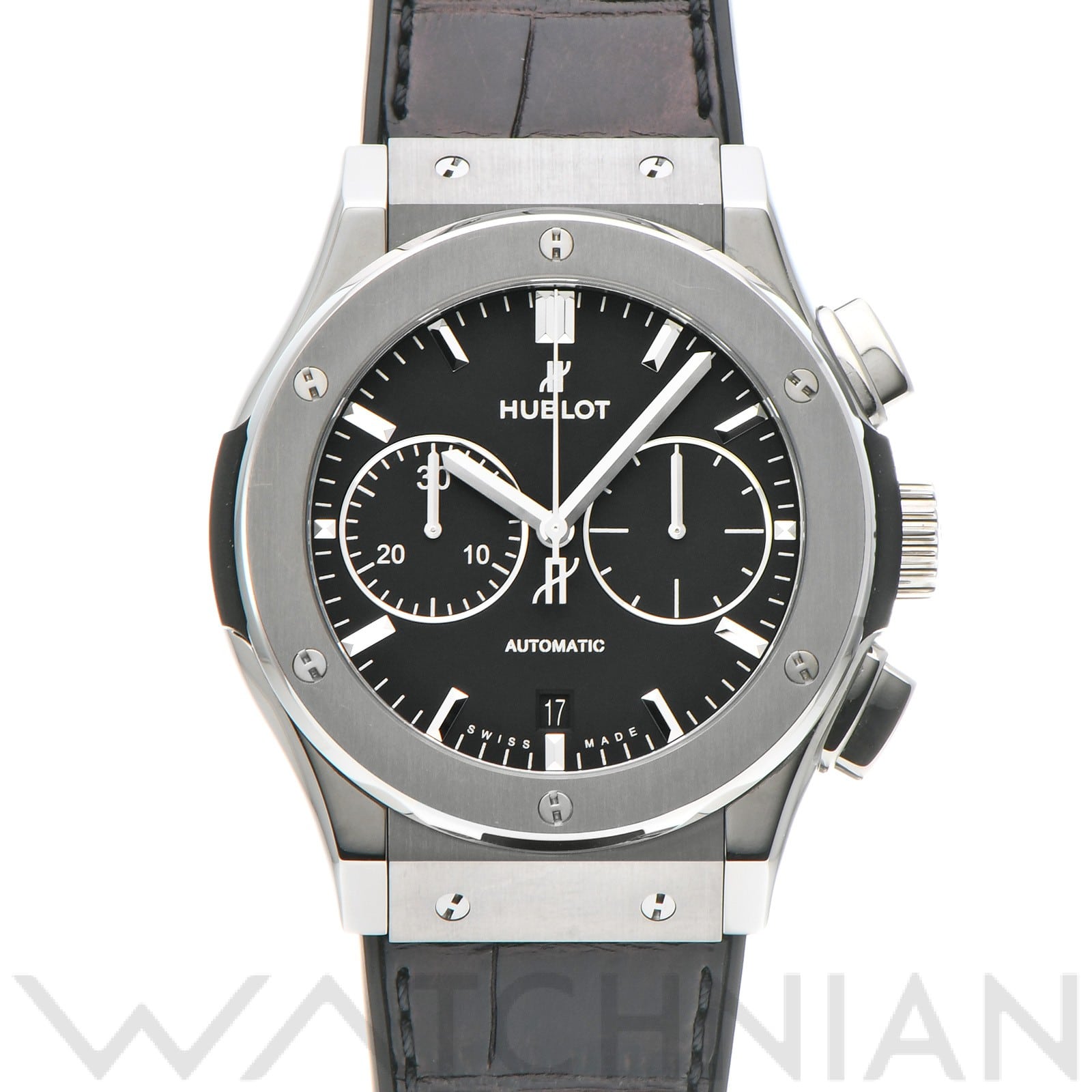 ウブロ / HUBLOT クラシックフュージョン クロノグラフ チタニウム 521.NX.1171.LR マットブラック メンズ 時計 【中古】【wristwatch】