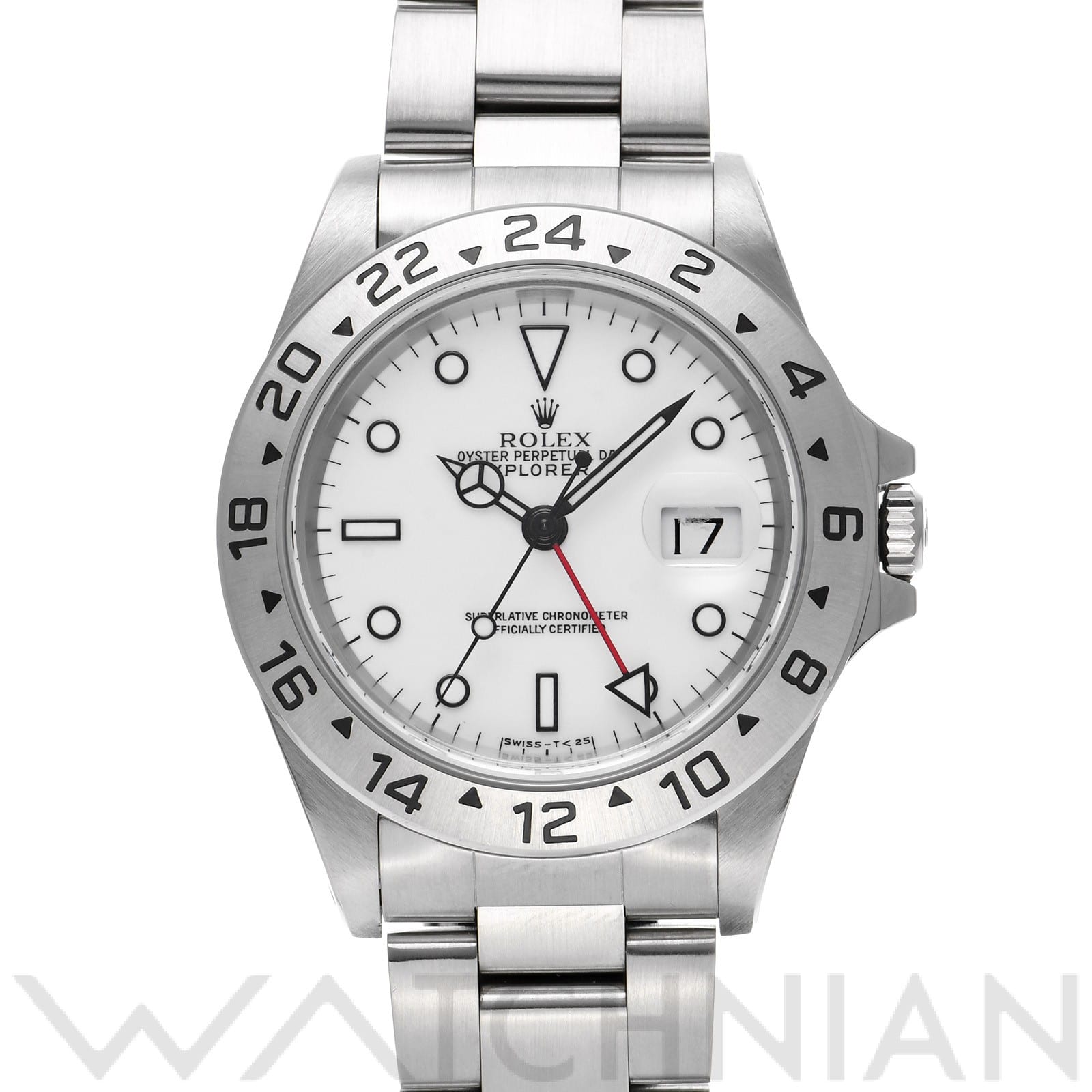 ロレックス エクスプローラーII 16570 ホワイト メンズ 時計 【中古】【wristwatch】