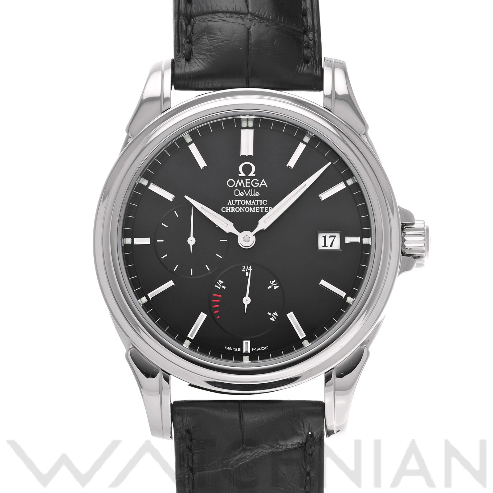 オメガ / OMEGA デ・ヴィル コーアクシャル パワーリザーブ 4832.50.31 ブラック メンズ 時計 【中古】【wristwatch】